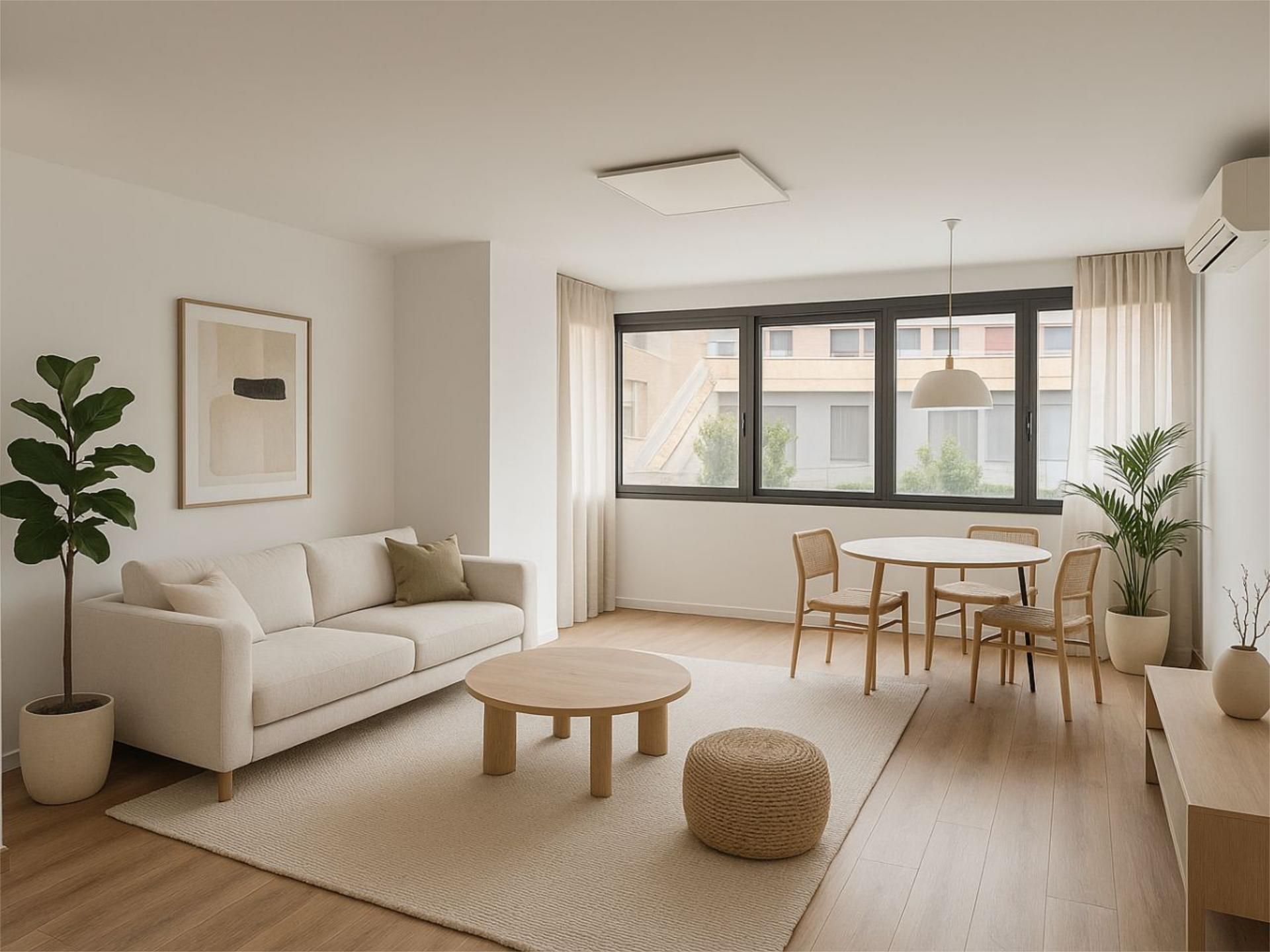 Sala de estar de Piso en venta en  Barcelona Capital con Aire acondicionado