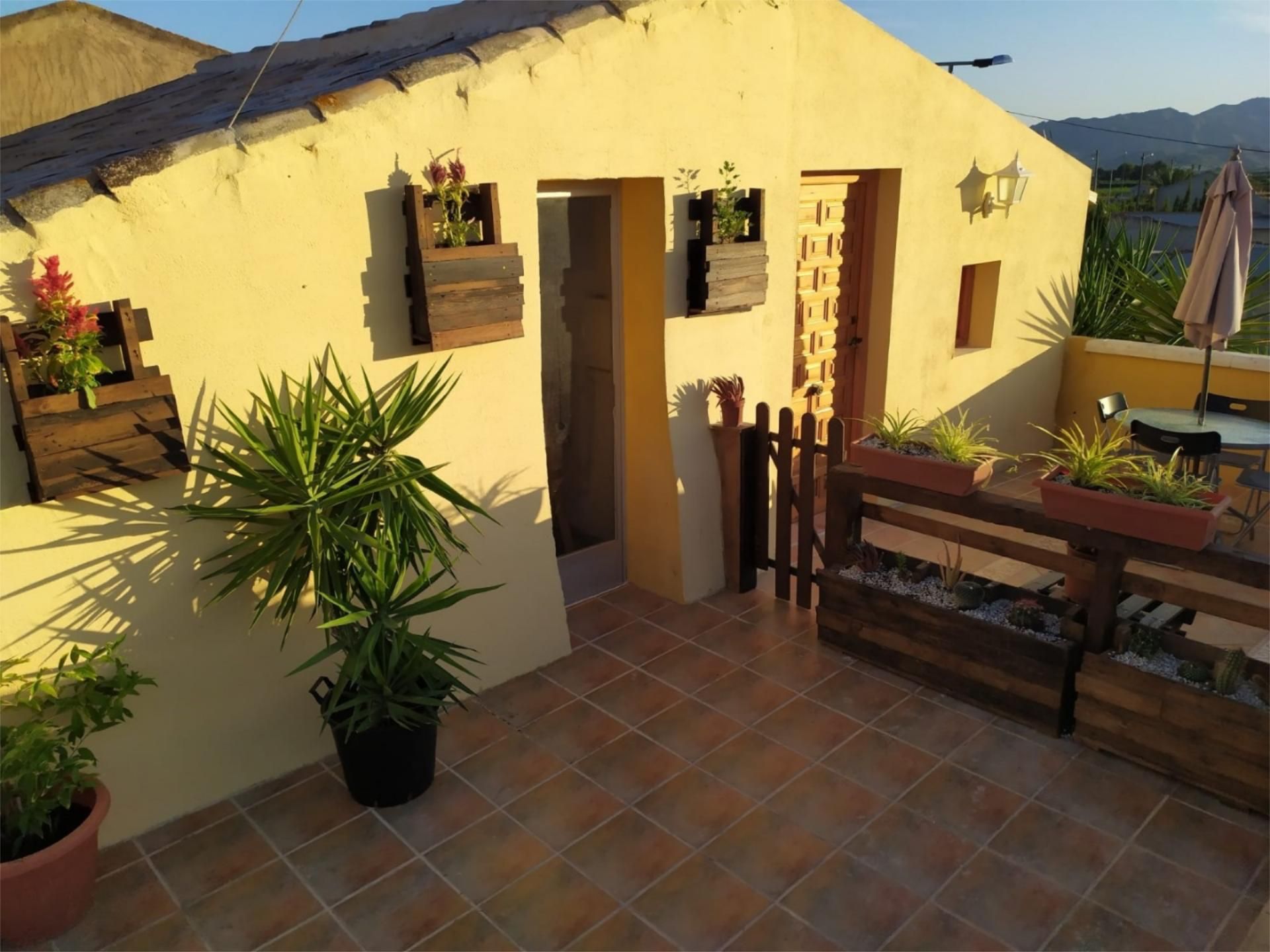 Terrace of Single-family semi-detached to rent in Orihuela  with Heating, Private garden and Parquet flooring