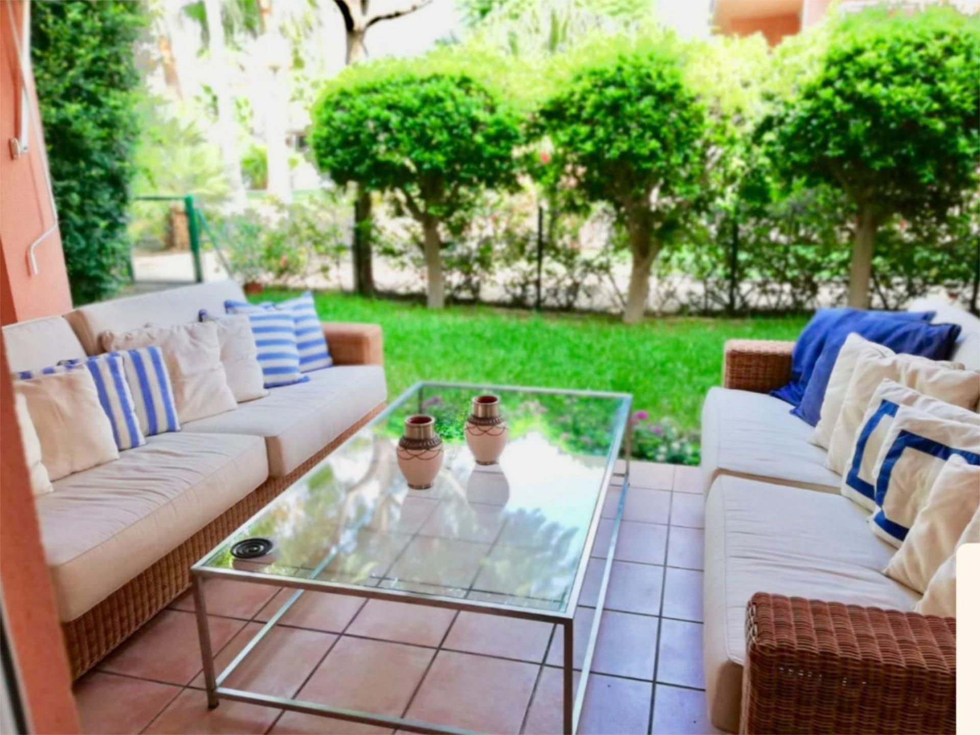 Garden of Apartment to rent in Jávea / Xàbia  with Air Conditioner, Terrace and Swimming Pool