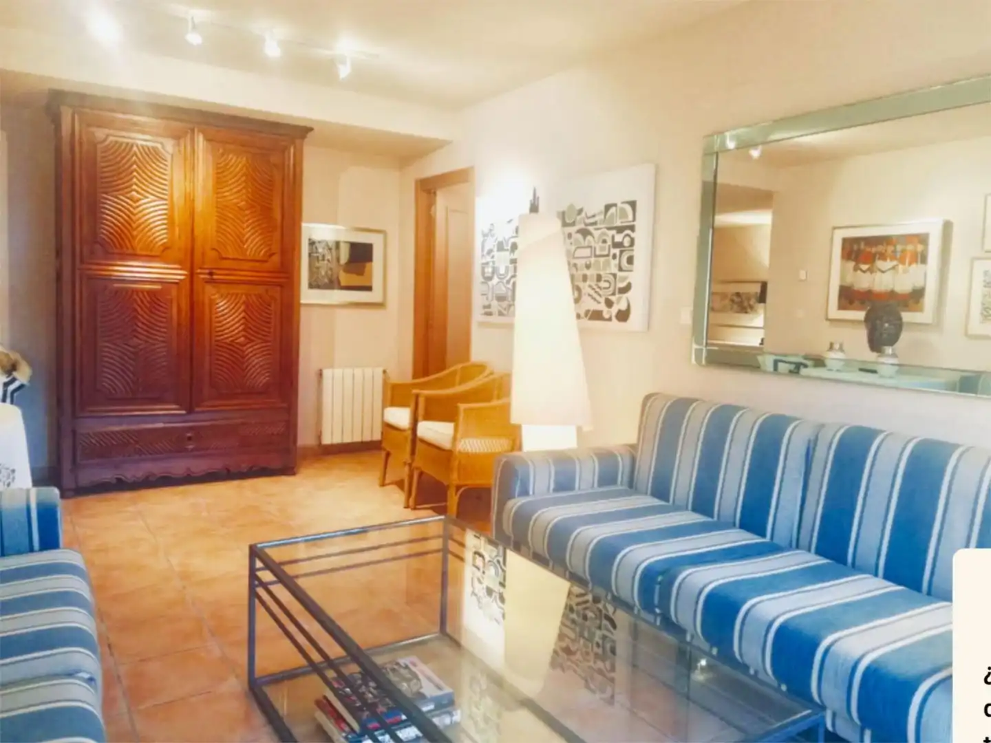 Apartamento de alquiler en Calle Pescara, 2, Montañar - El Arenal Sala de estar de Apartamento de alquiler en Jávea / Xàbia con Aire acondicionado, Calefacción y Jardín privado