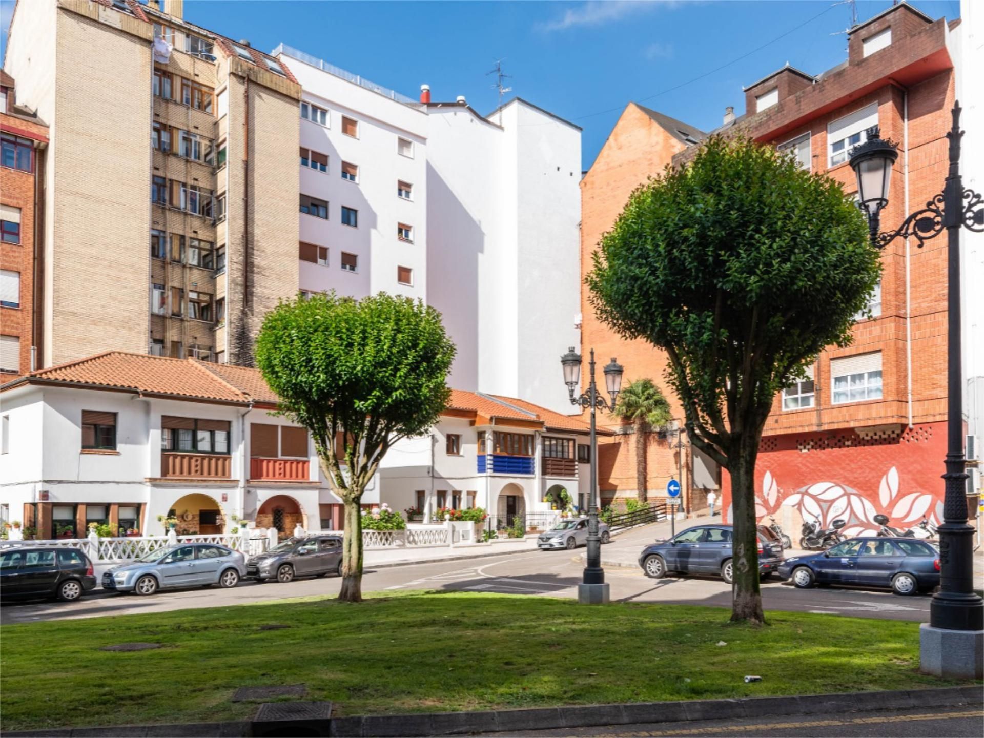 Exterior view of Single-family semi-detached for sale in Oviedo   with Heating, Private garden and Parquet flooring