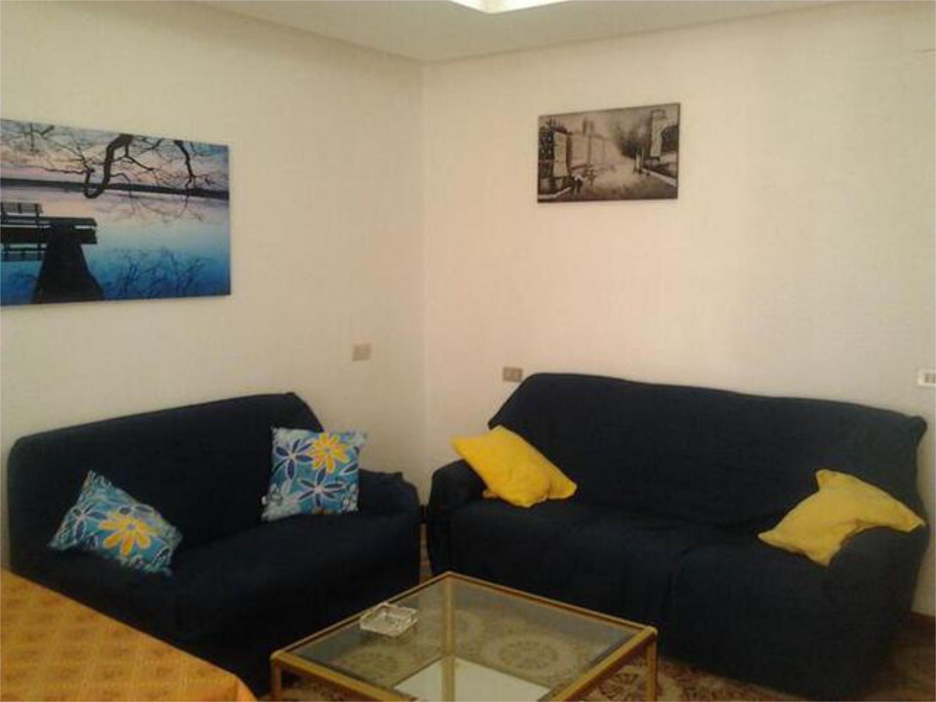 Living room of Flat to rent in Castellón de la Plana / Castelló de la Plana  with Terrace, Storage room and Furnished