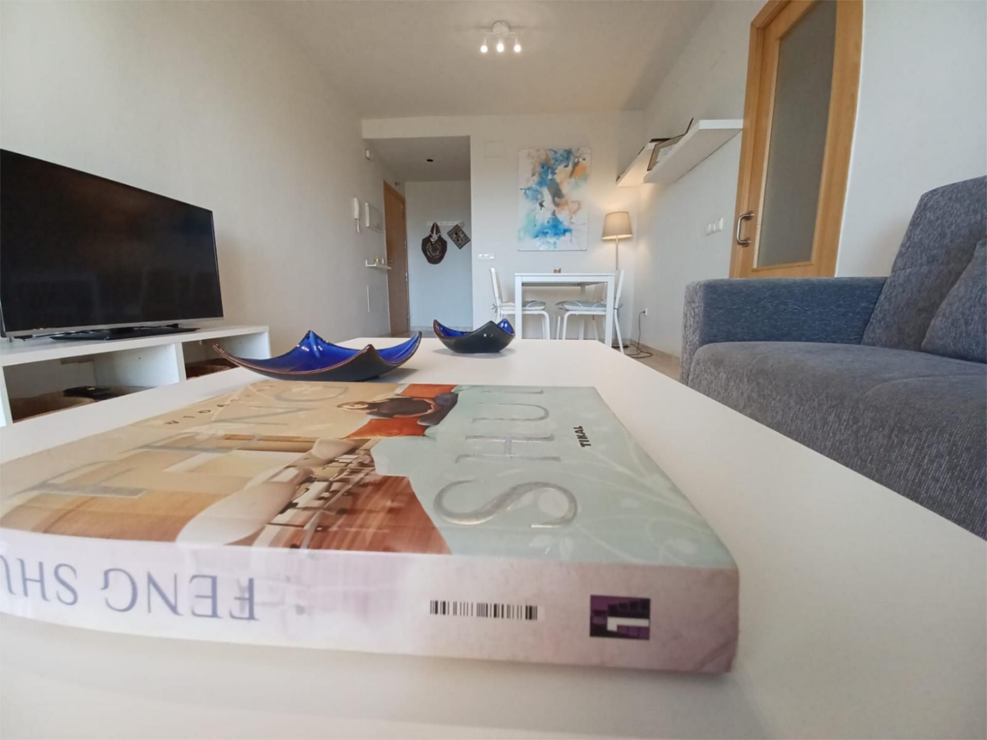 Living room of Flat to rent in El Ejido  with Air Conditioner and Terrace