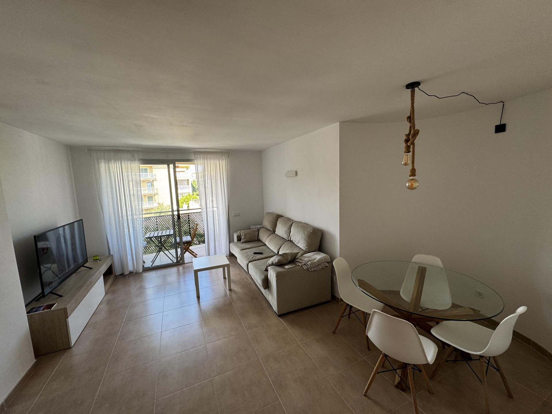Sala de estar de Piso de alquiler en Capdepera con Aire acondicionado, Calefacción y Terraza