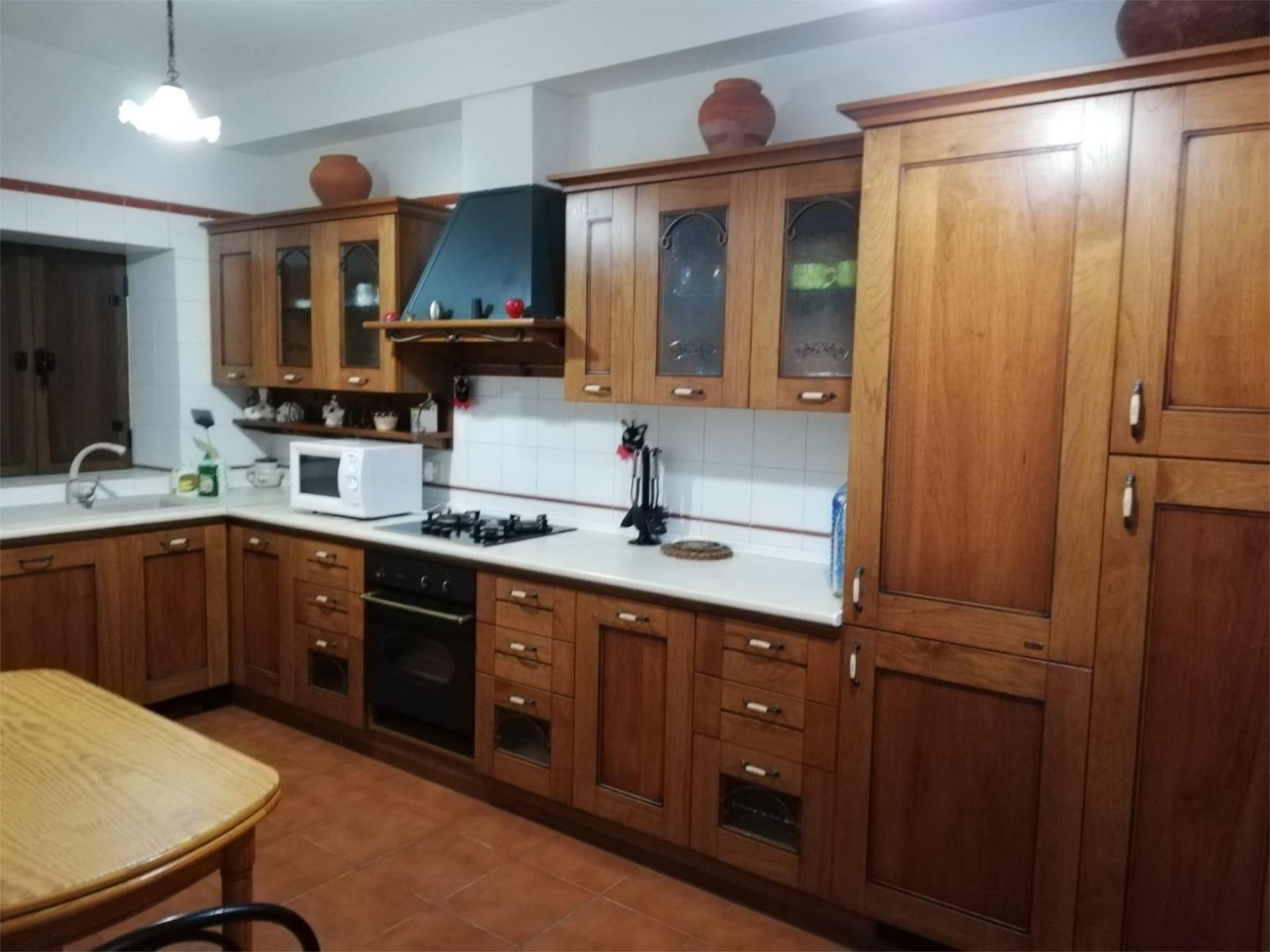 Cuina de Apartament de lloguer en La Oliva amb Moblat