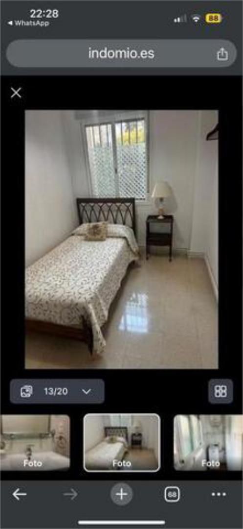 Flat for sale in Barrio del Nervión Bedroom of Flat for sale in  Sevilla Capital  with Heating