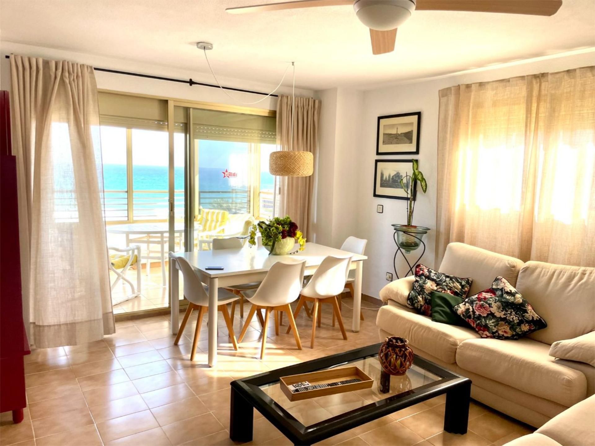 Dining room of Apartment to rent in El Campello  with Terrace, Furnished and Balcony