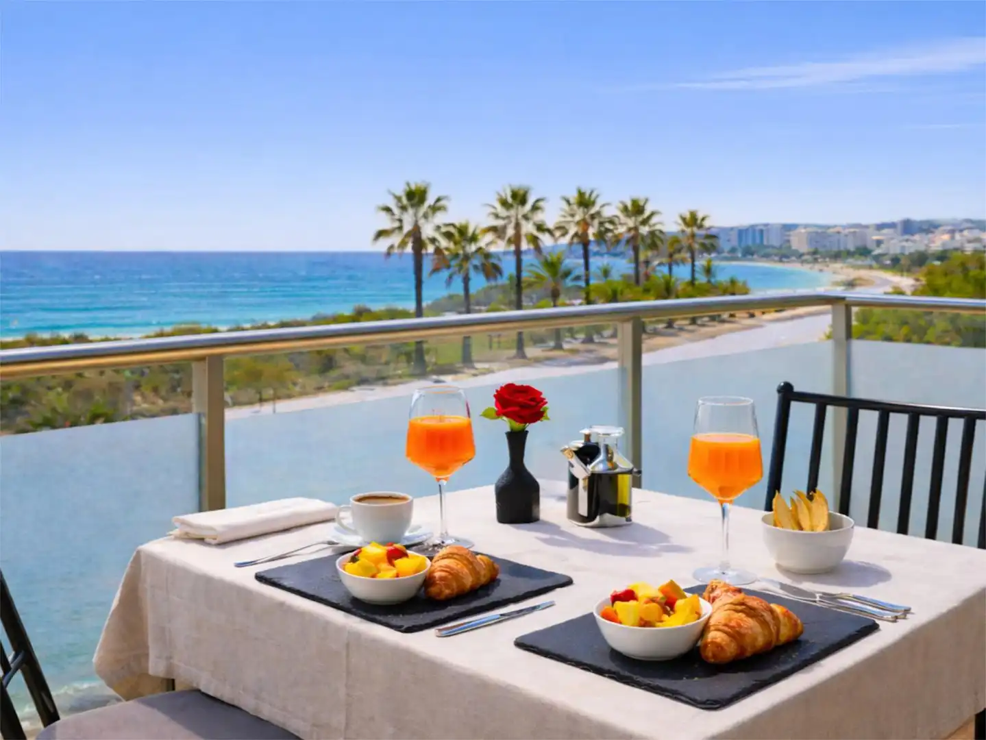 Terrace of Flat for sale in Cubelles  with Air Conditioner, Terrace and Swimming Pool