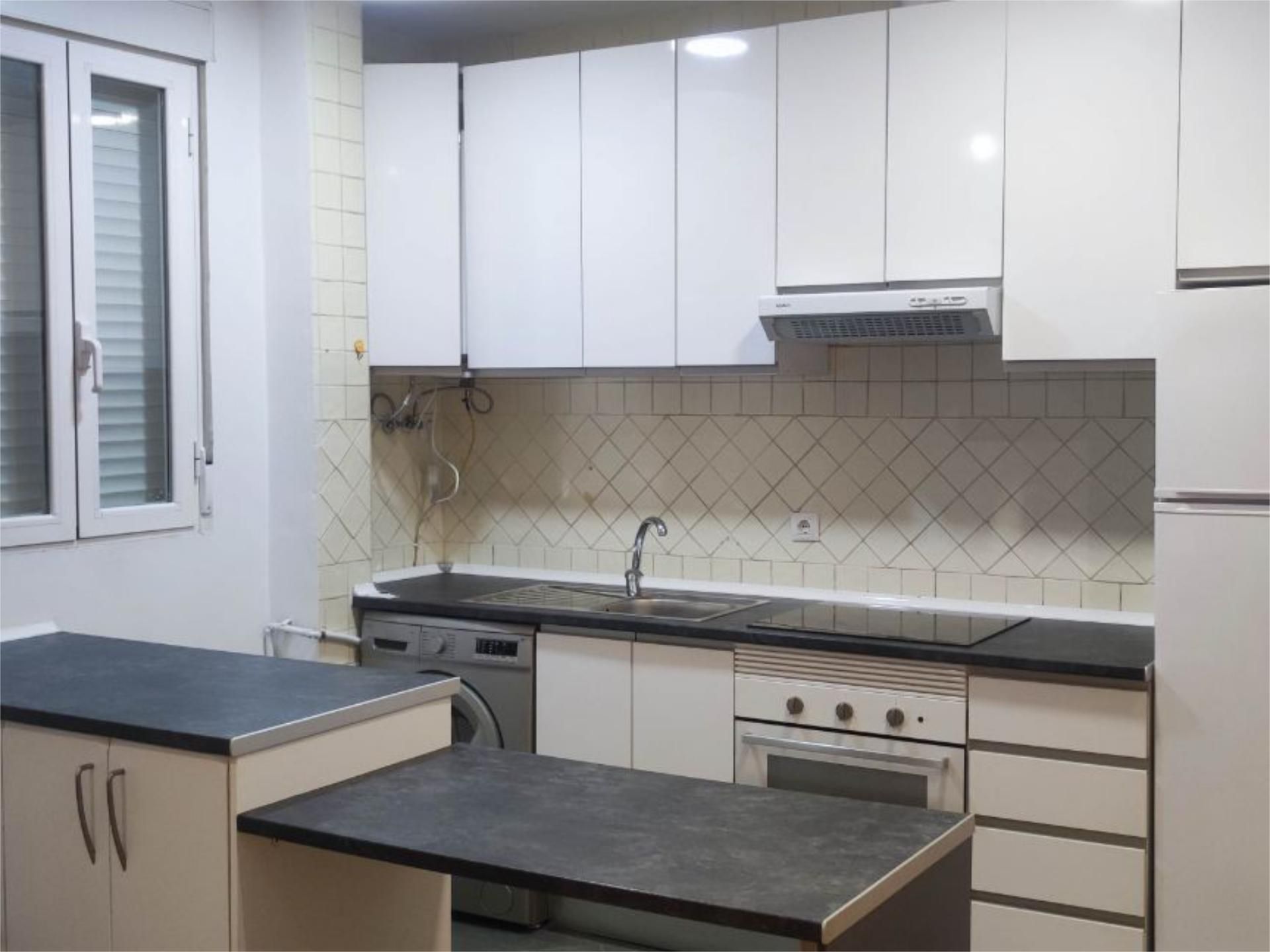 Kitchen of Flat to rent in  Madrid Capital  with Furnished
