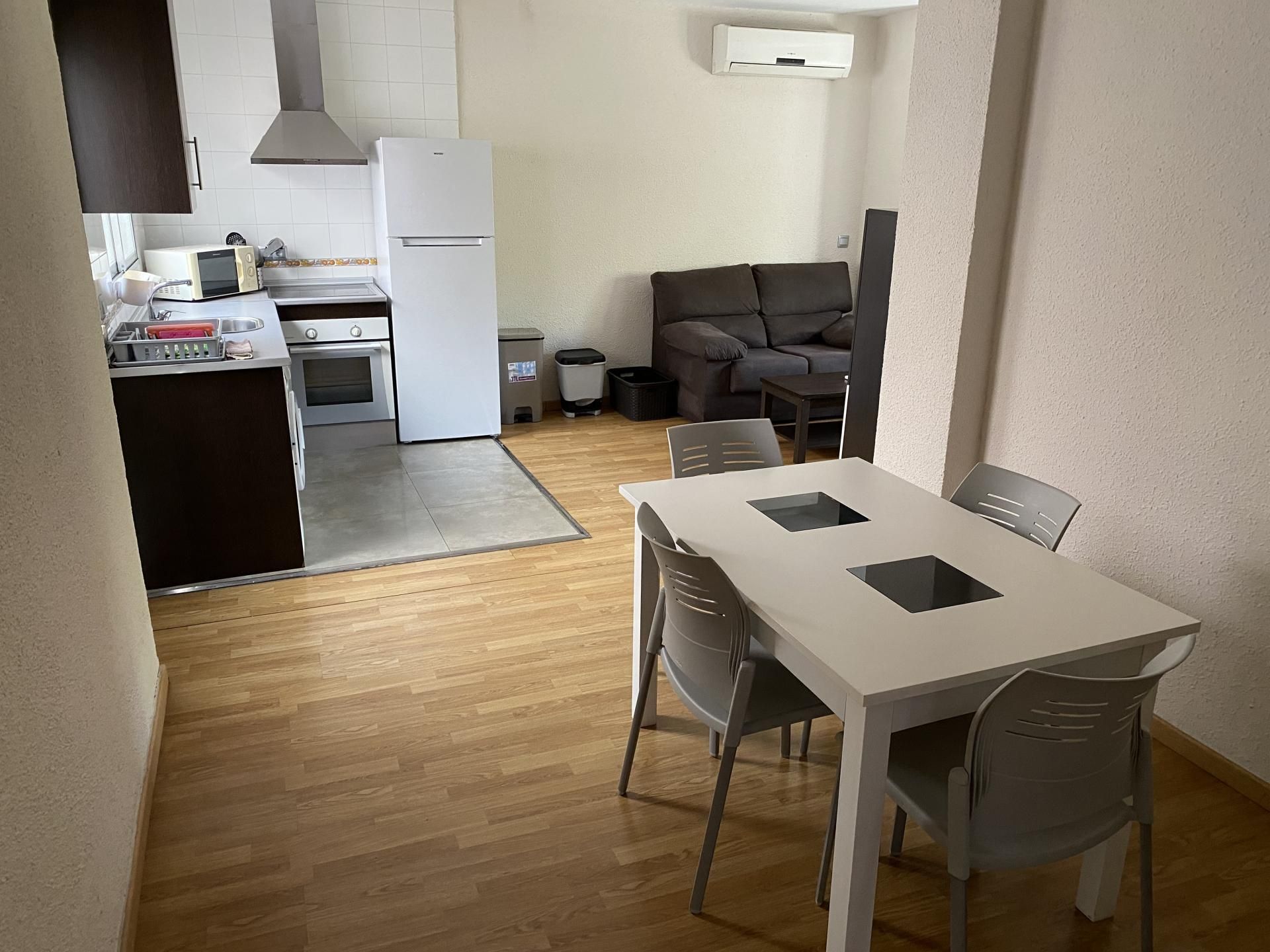Living room of Flat to share in  Sevilla Capital  with Air Conditioner, Heating and Parquet flooring