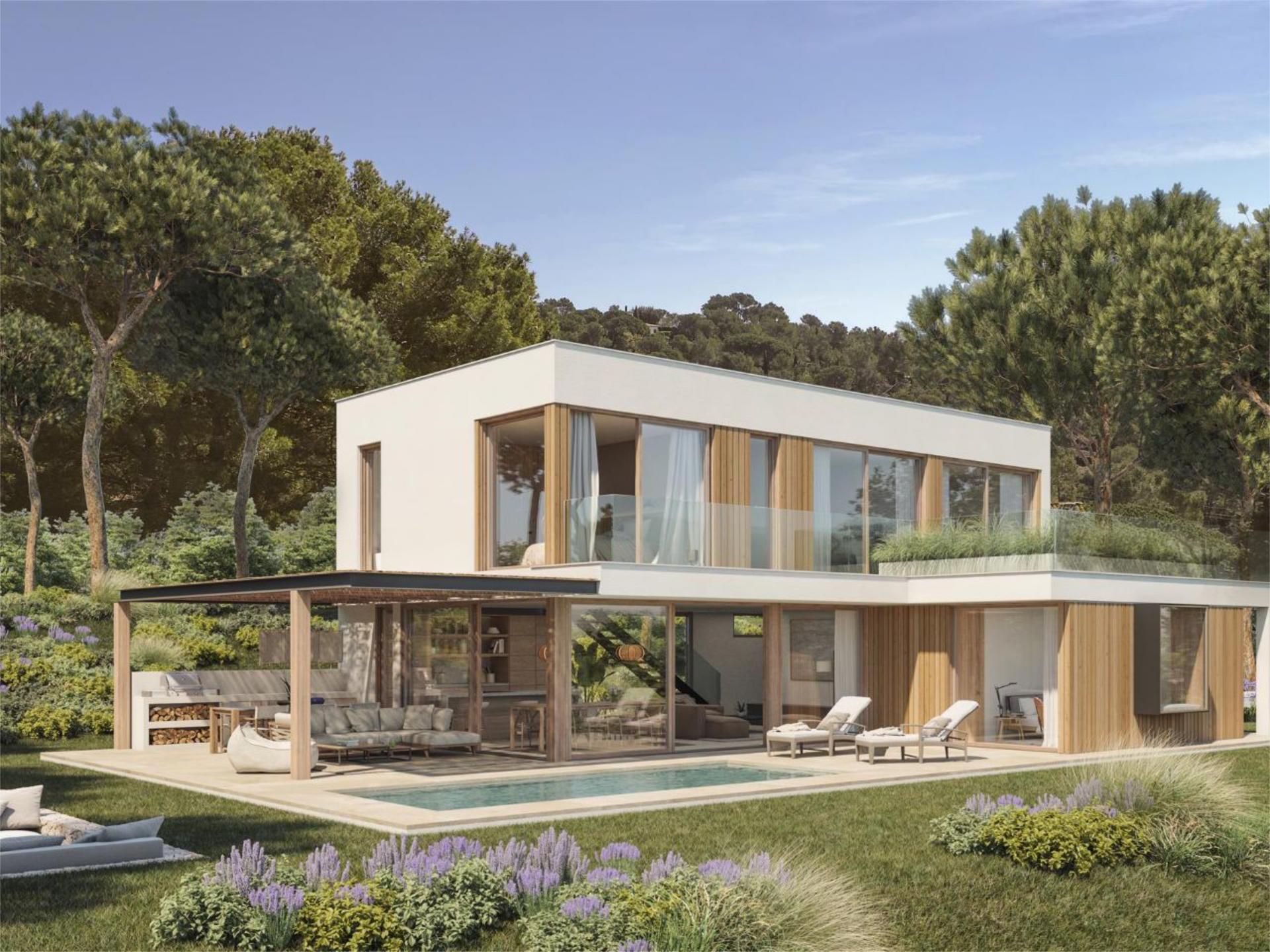 Vista exterior de Pis en venda en Palafrugell amb Aire condicionat, Calefacció i Jardí privat