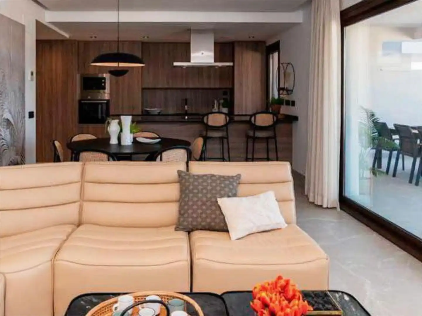Apartamento en venta en Calle Calvario, 34, Istán Sala de estar de Apartamento en venta en Istán con Aire acondicionado, Calefacción y Jardín privado