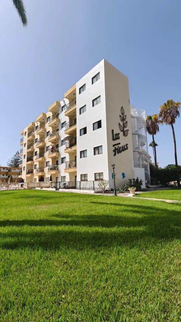 Flat for sale in Avenida de Italia, 17, Playa del Inglés Exterior view of Flat for sale in San Bartolomé de Tirajana with Air Conditioner, Terrace and Swimming Pool