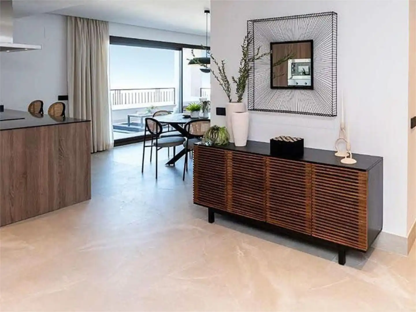 Dining room of Flat for sale in Marbella  with Air Conditioner, Terrace and Swimming Pool