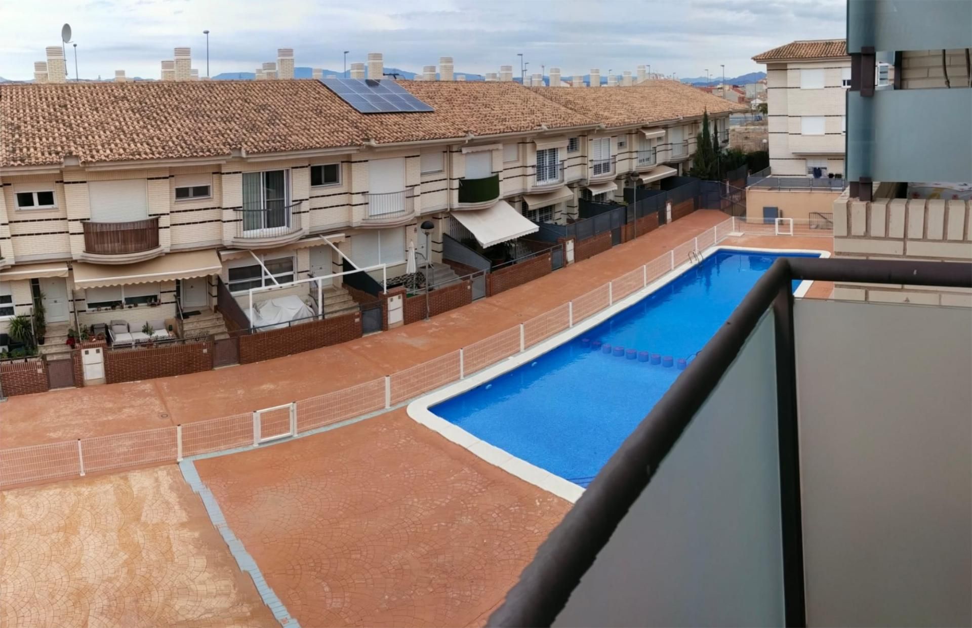 Piscina de Pis de lloguer en  Murcia Capital amb Aire condicionat i Aparcament comunitari
