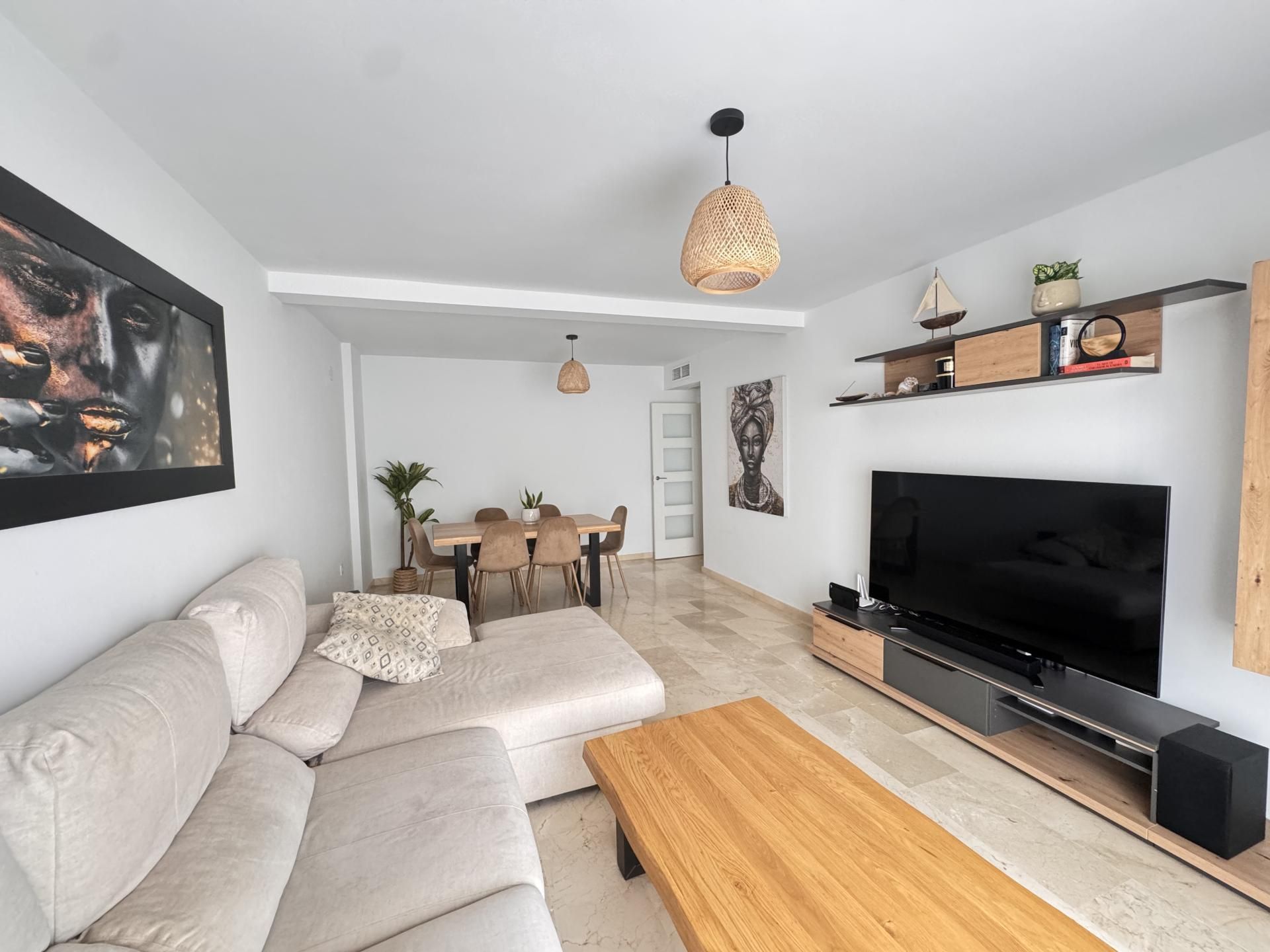 Living room of Flat for sale in San Vicente del Raspeig / Sant Vicent del Raspeig  with Air Conditioner and Balcony