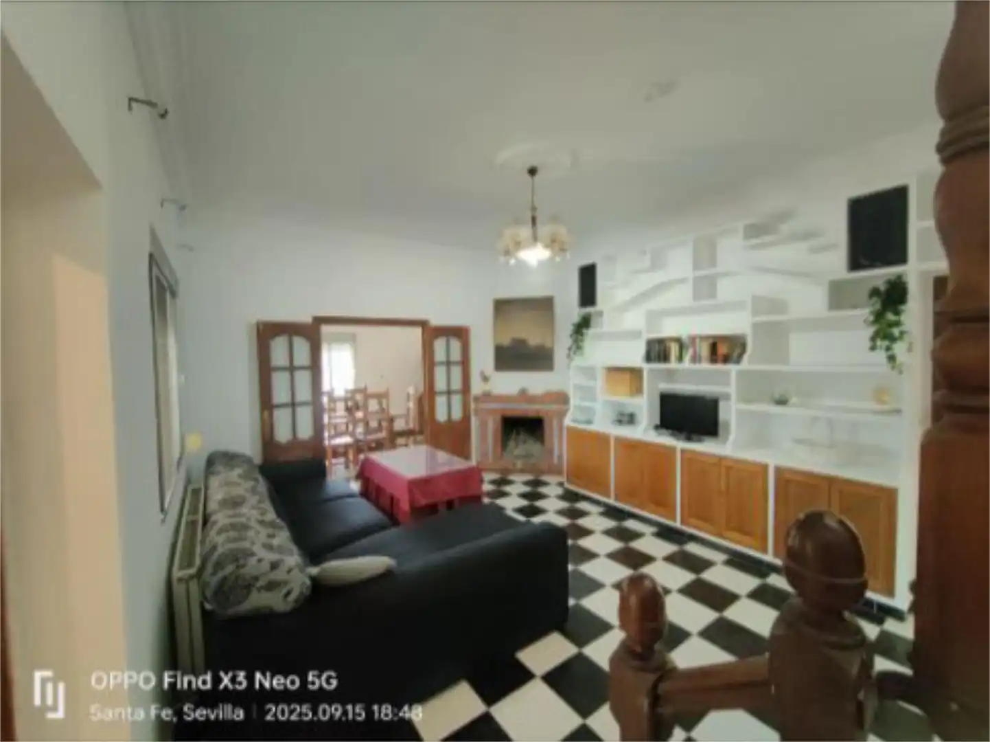 Piso en venta en Urbanización Santa Fé, 1, Carmona Sala de estar de Piso en venta en Carmona con Aire acondicionado, Calefacción y Jardín privado