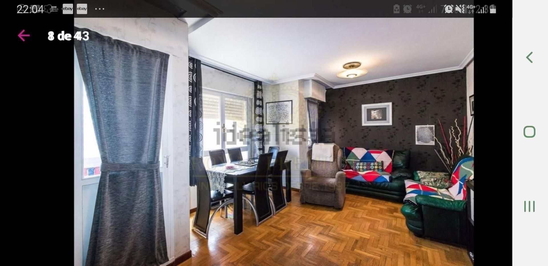 Sala d'estar de Pis en venda en Gijón 