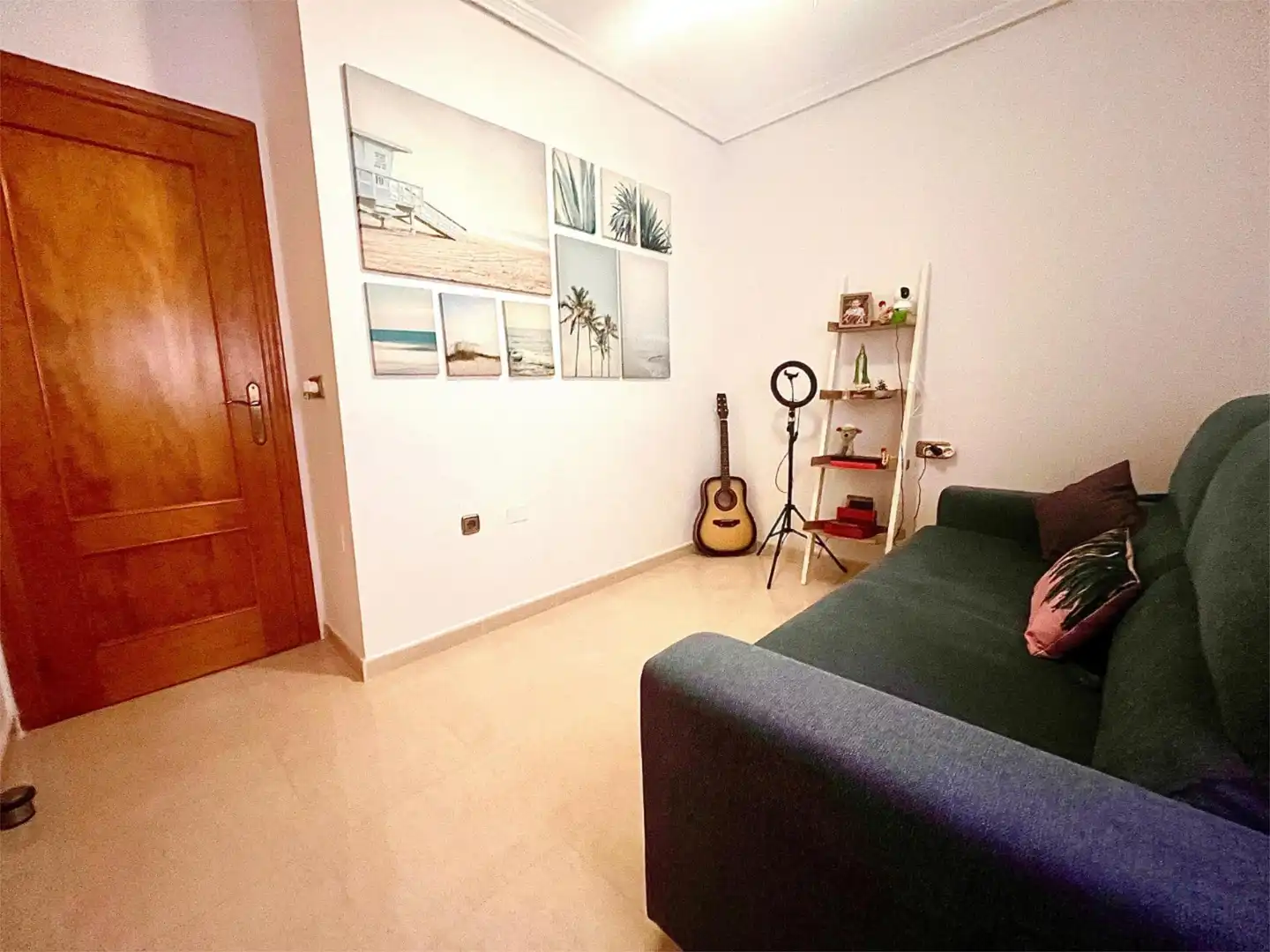 Sala d'estar de Pis en venda en Orihuela amb Aire condicionat, Jardí privat i Terrassa