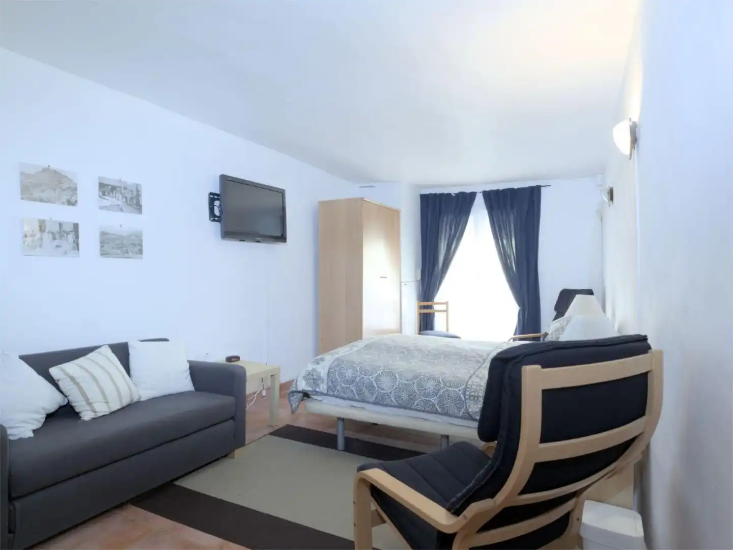 Bedroom of Apartments for share in Jijona / Xixona  with Air Conditioner and Furnished