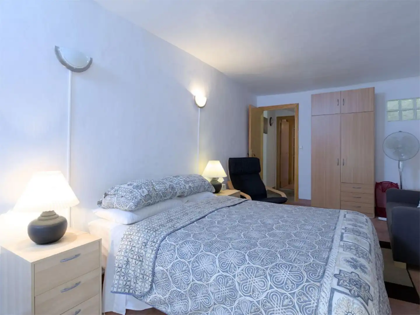 Bedroom of Apartments for share in Jijona / Xixona  with Air Conditioner and Furnished