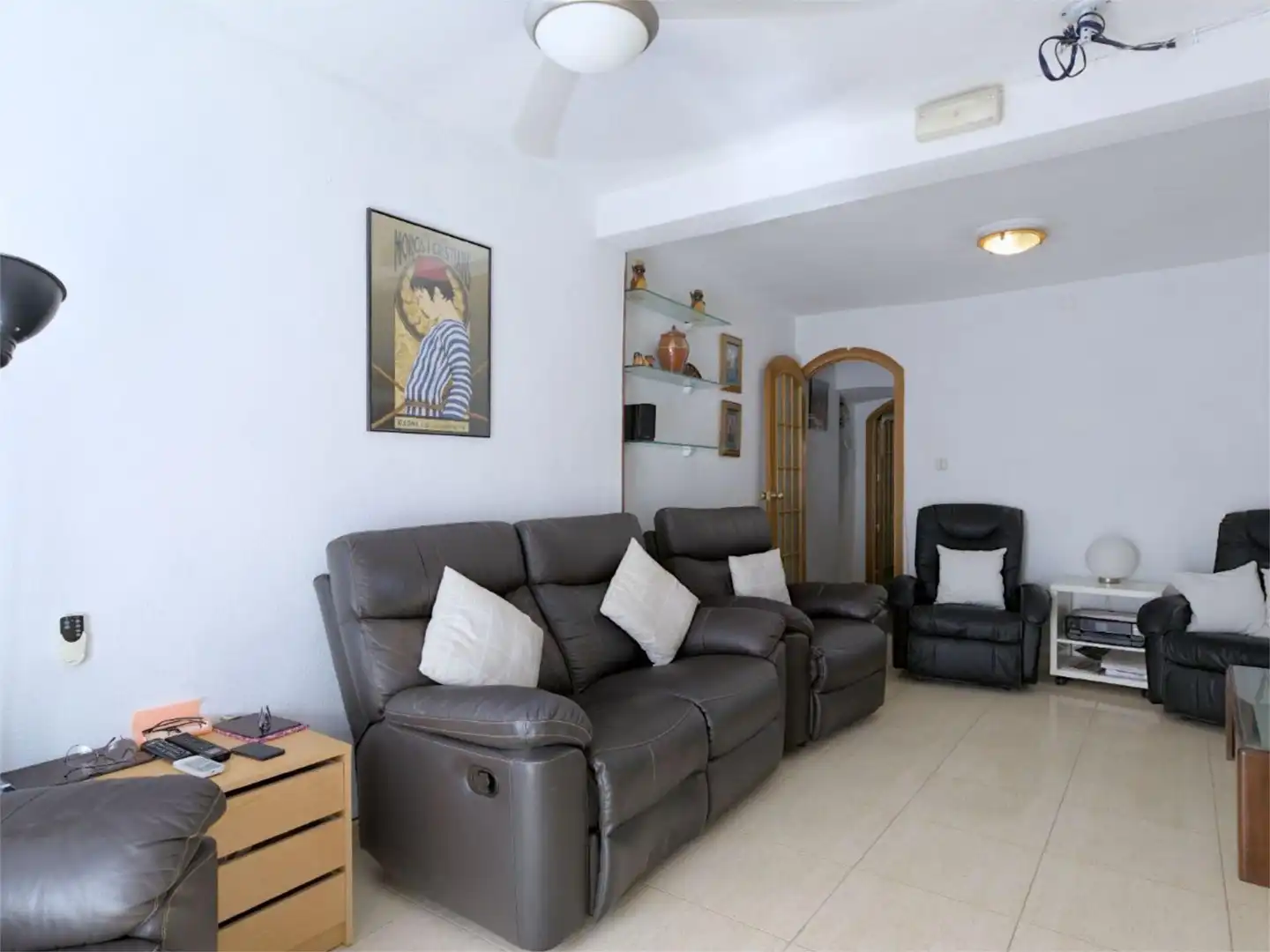 Living room of Apartments for share in Jijona / Xixona  with Air Conditioner and Furnished