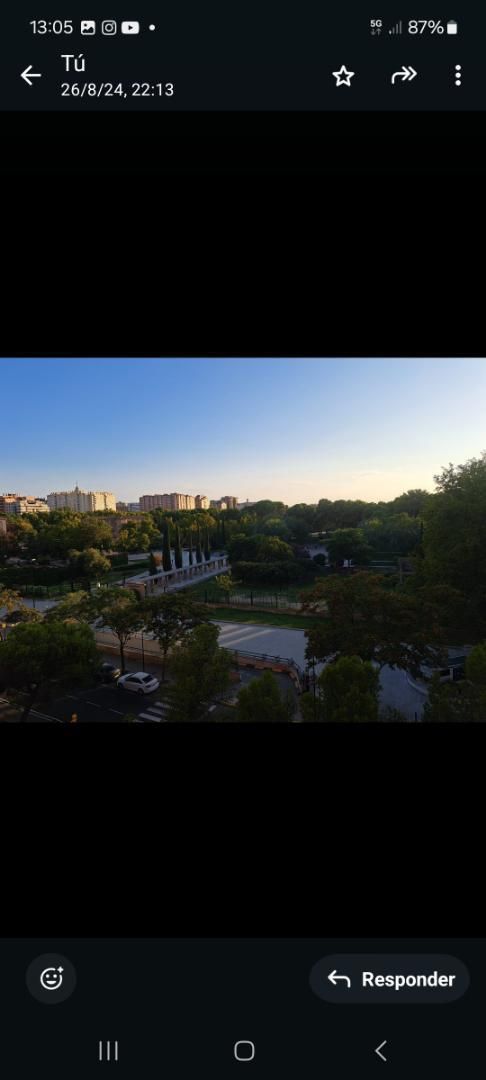 Vista exterior de Piso de alquiler en  Zaragoza Capital con Aire acondicionado, Calefacción y Parquet