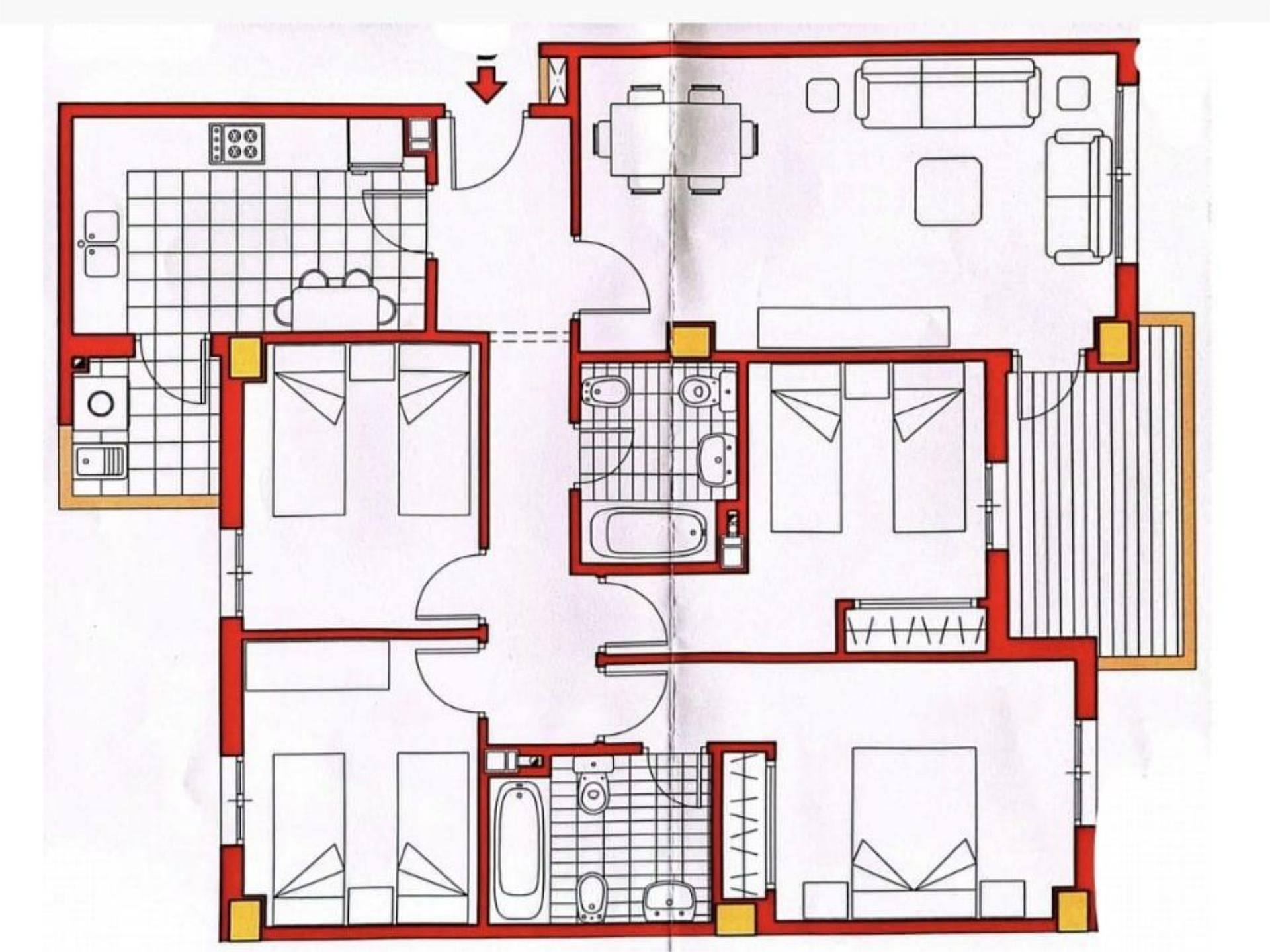 Piso de alquiler en Málaga Capital con Terraza y Piscina