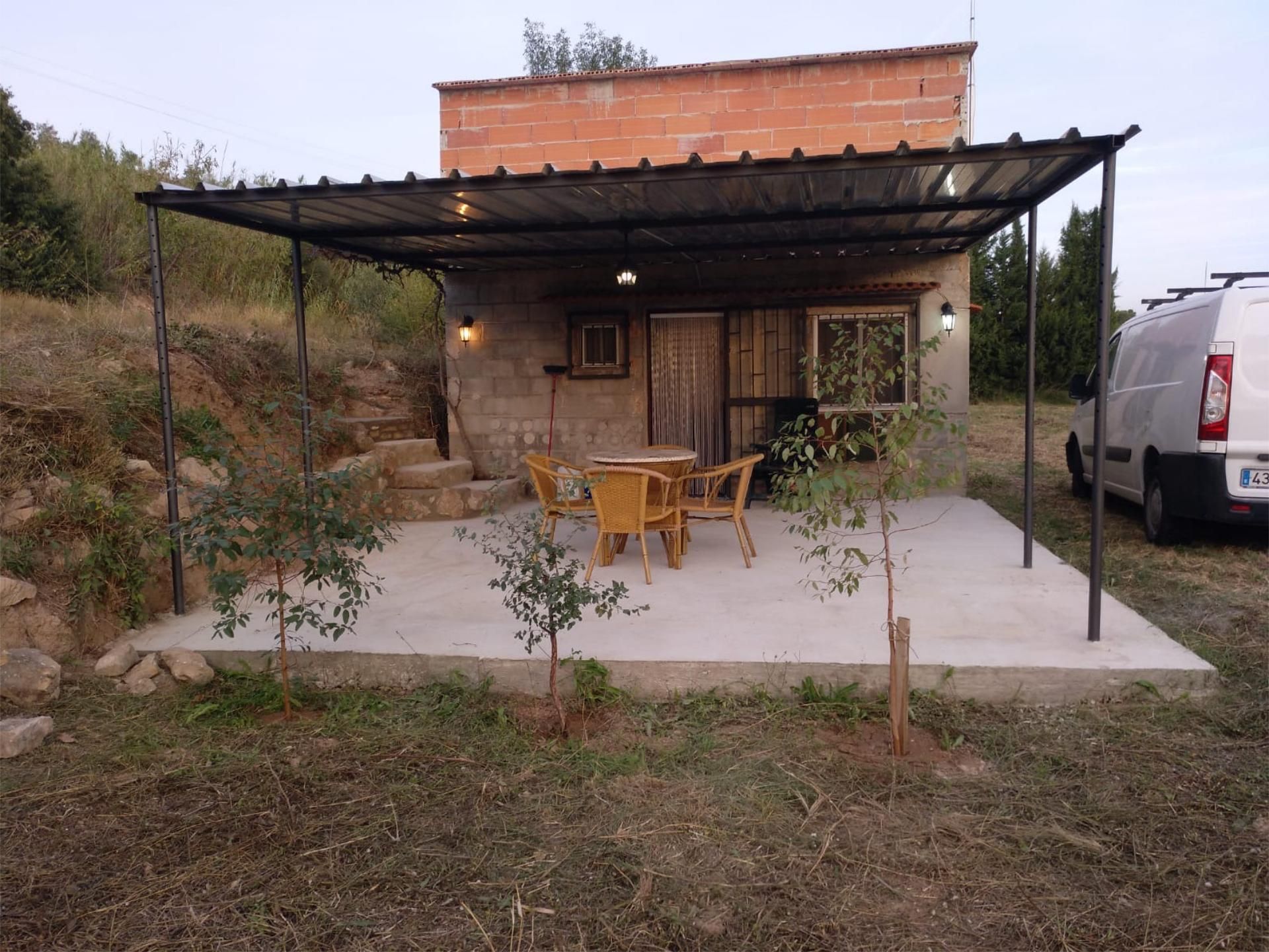 Terrassa de Finca rústica en venda en Les Borges Blanques amb Jardí privat, Terrassa i Moblat