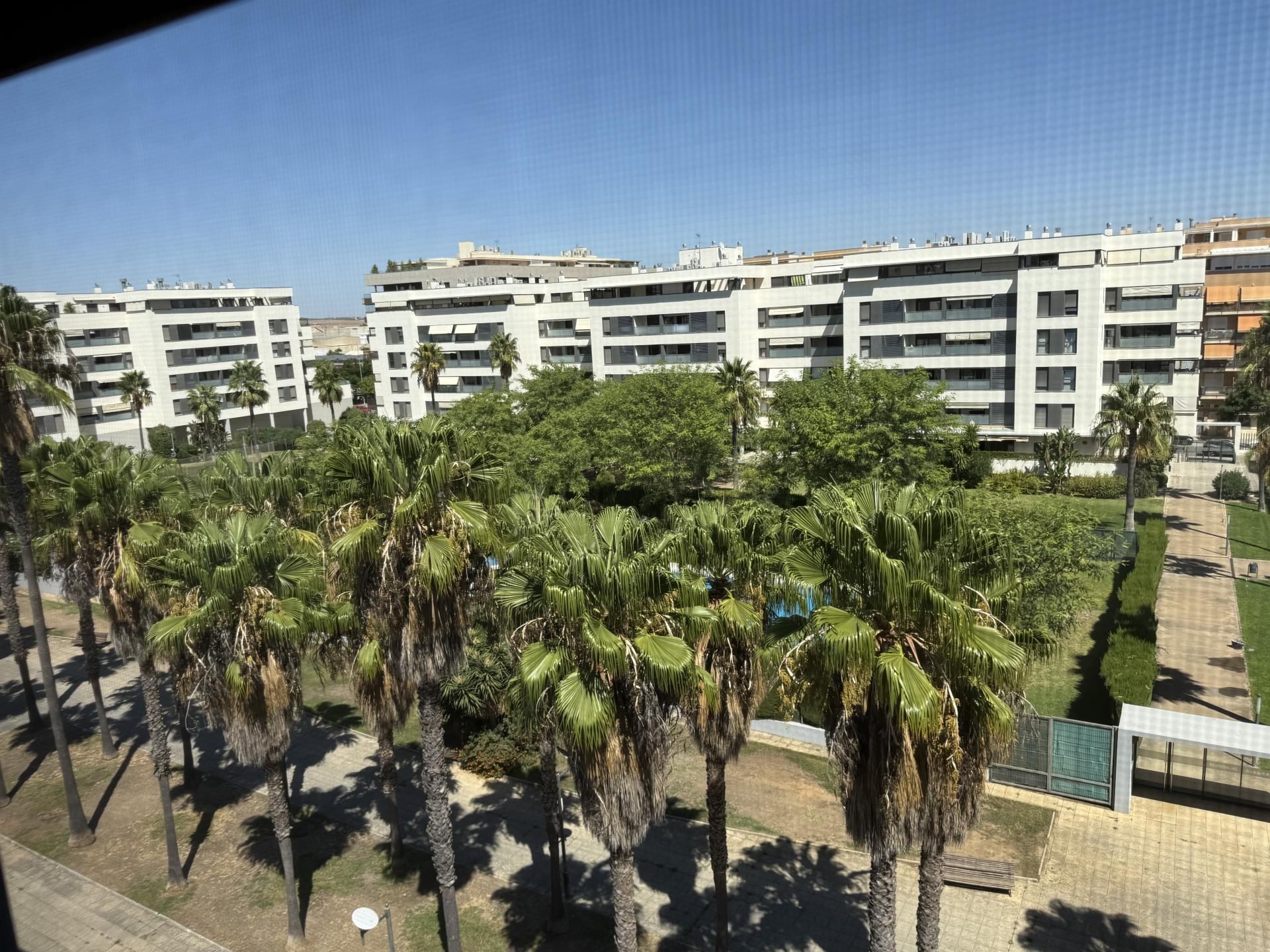 Vista exterior de Piso de alquiler en Jerez de la Frontera con Aire acondicionado, Jardín privado y Parquet
