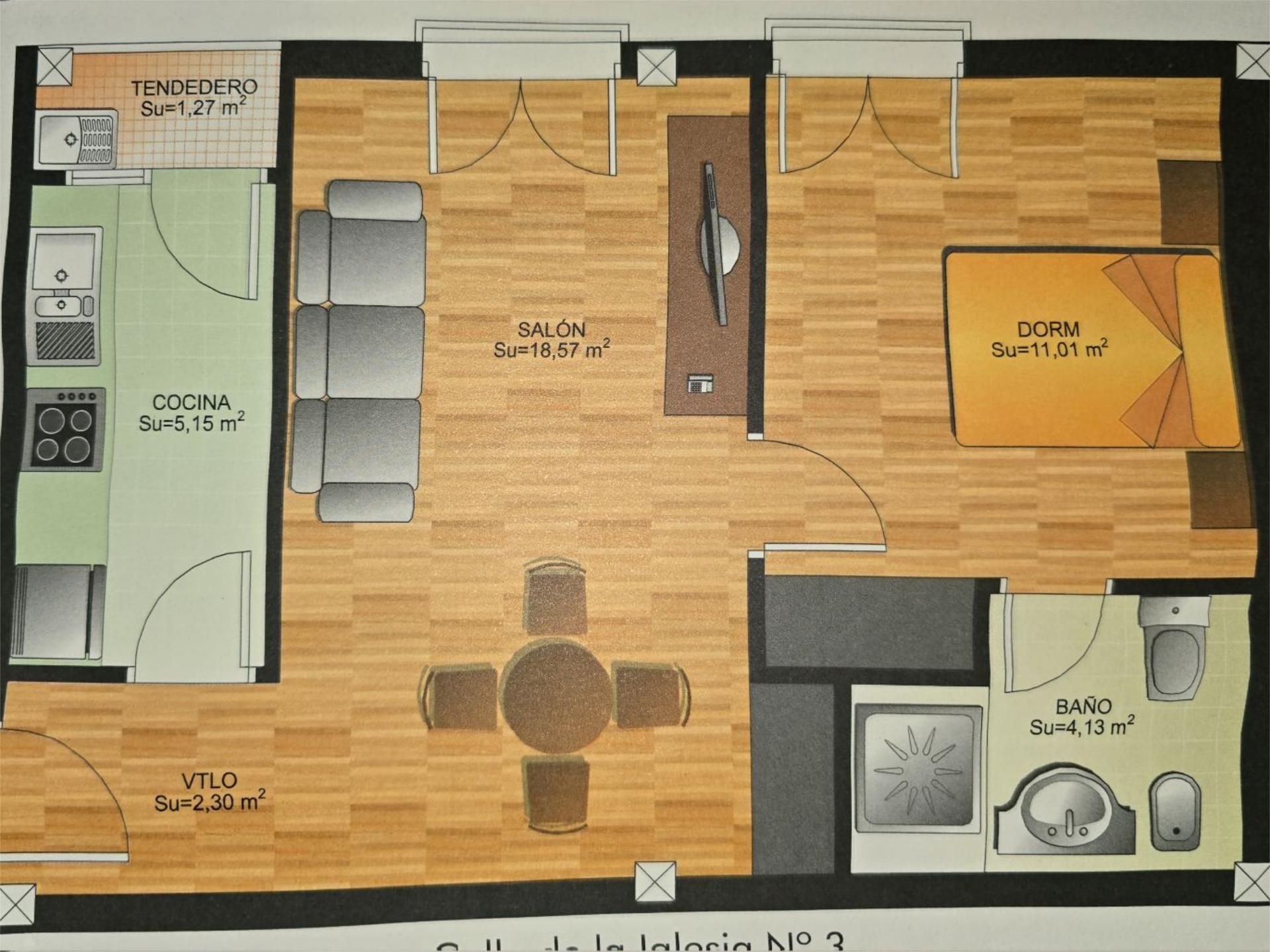 Apartamento en venta en  Toledo Capital con Aire acondicionado