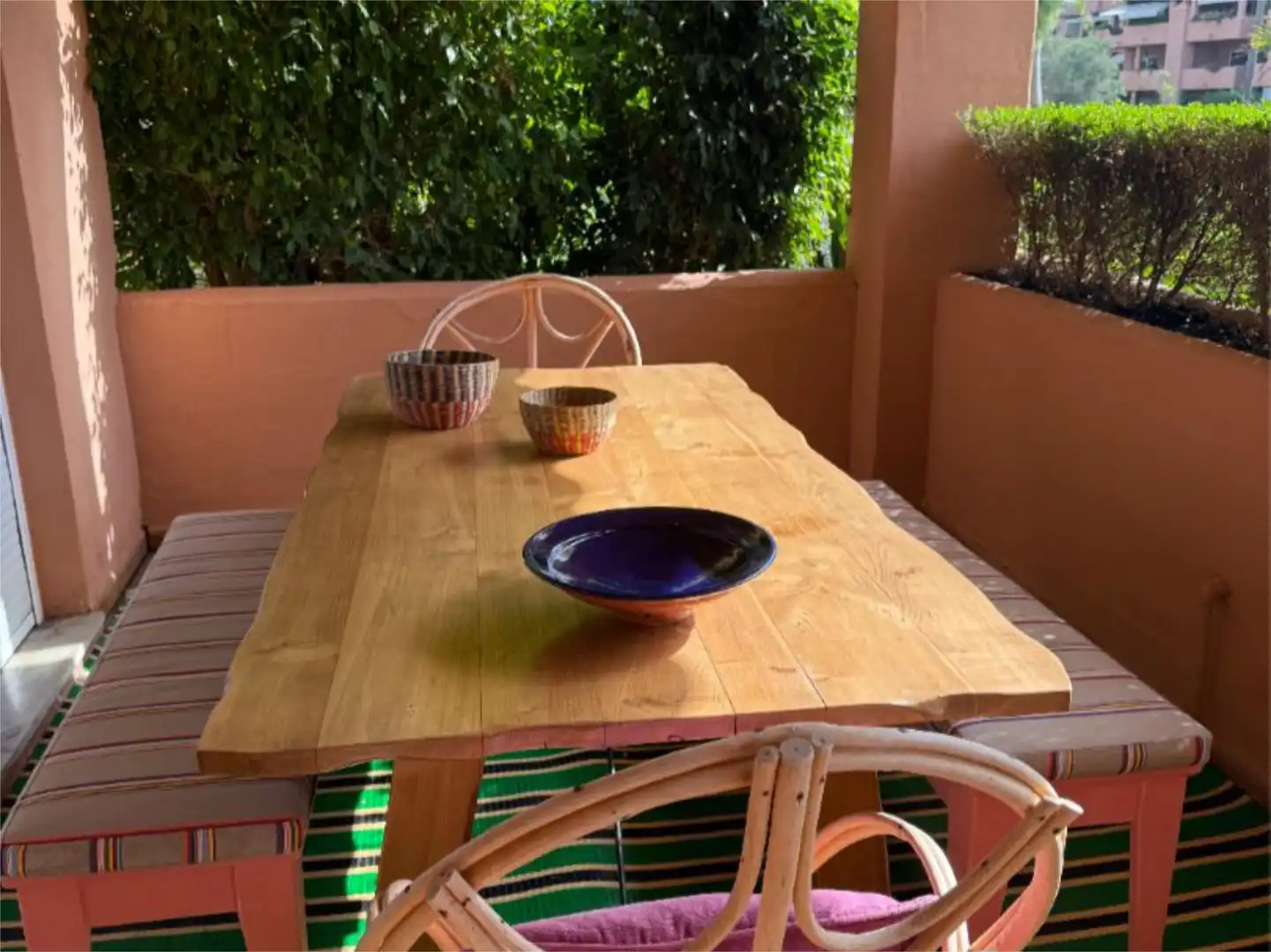 Terraza de Piso de alquiler en Estepona con Aire acondicionado, Calefacción y Terraza