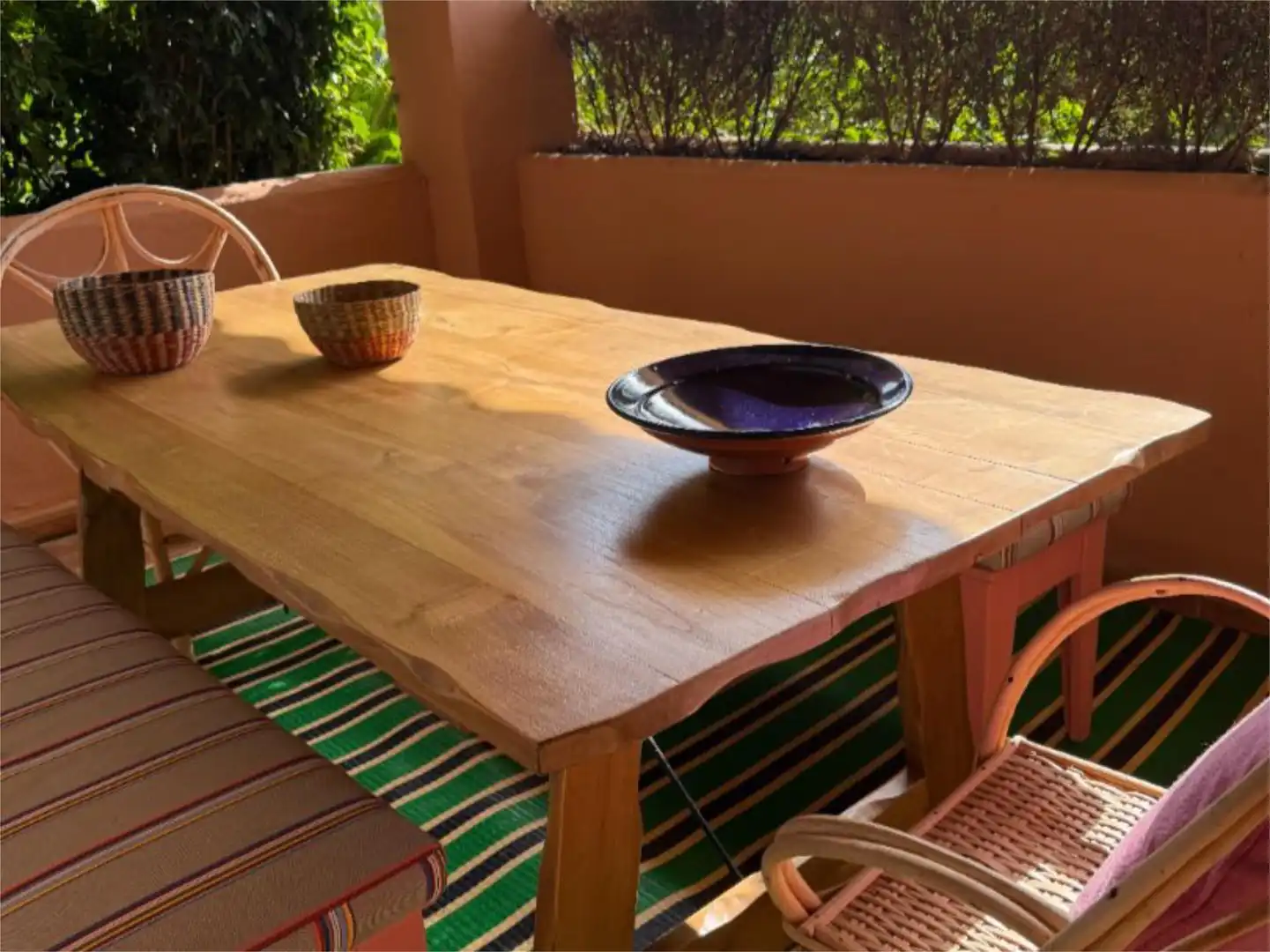 Terraza de Piso de alquiler en Estepona con Aire acondicionado, Calefacción y Terraza