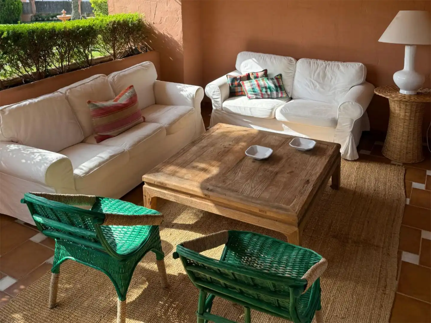 Terraza de Piso de alquiler en Estepona con Aire acondicionado, Calefacción y Terraza