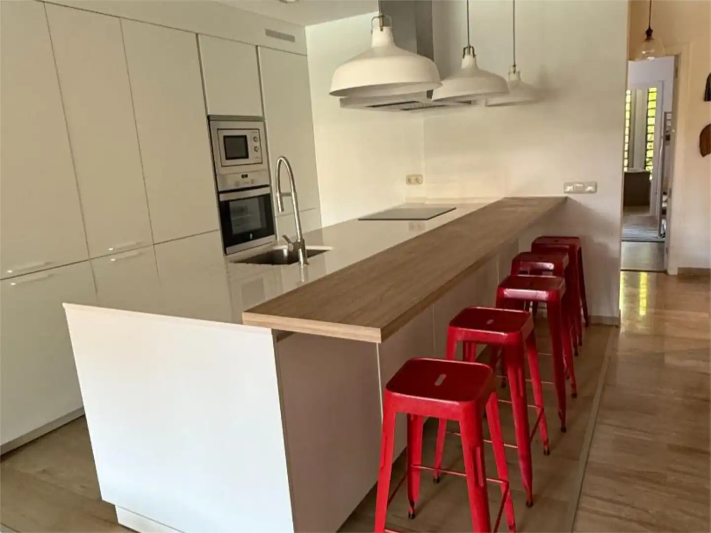 Cocina de Piso de alquiler en Estepona con Aire acondicionado, Calefacción y Terraza