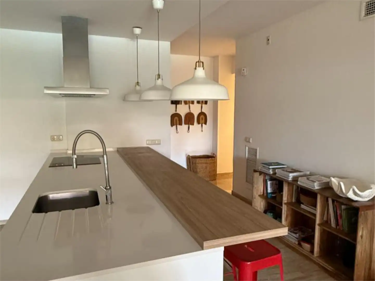 Cocina de Piso de alquiler en Estepona con Aire acondicionado, Calefacción y Terraza