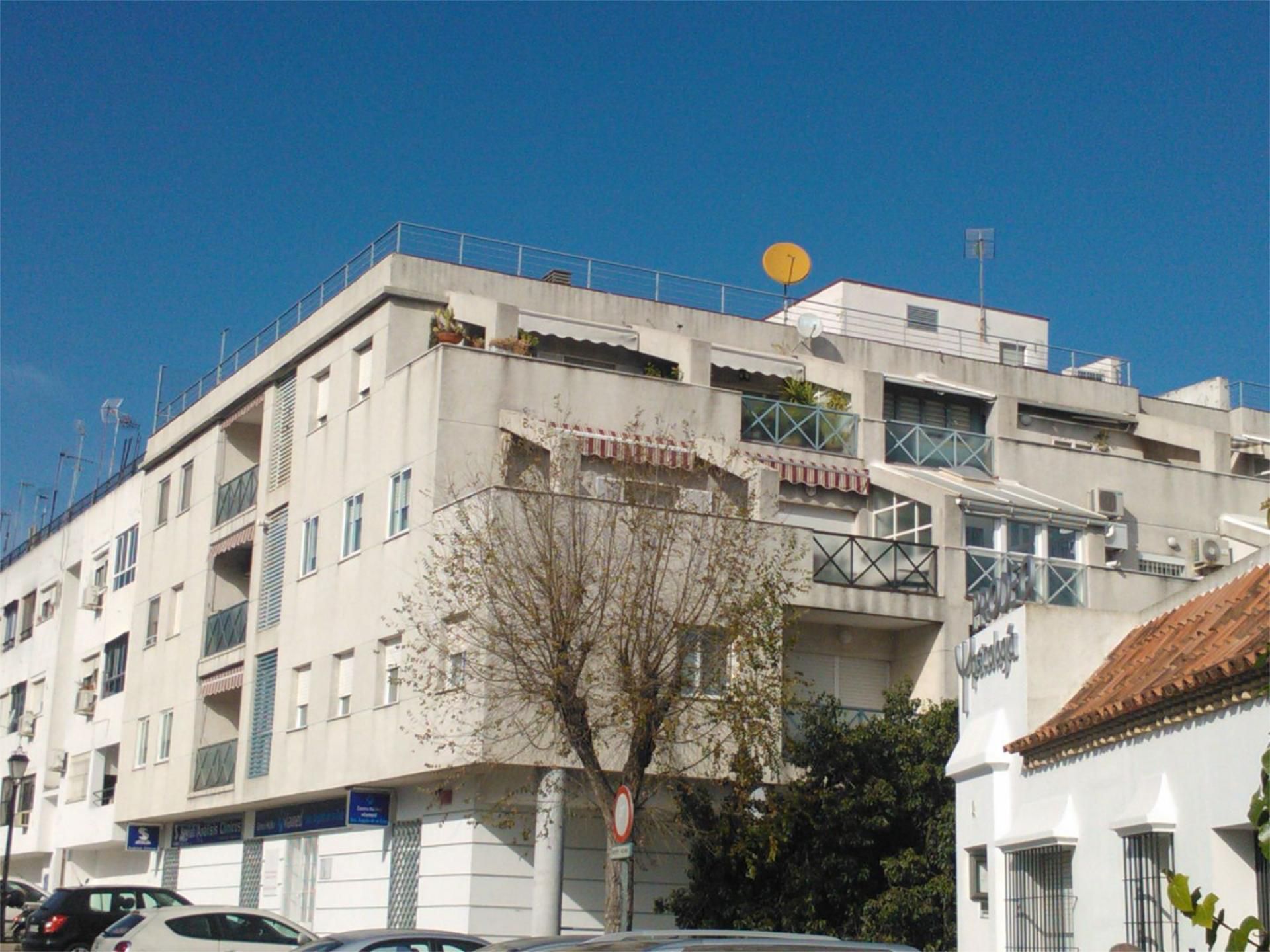Exterior view of Flat for sale in Tomares  with Air Conditioner, Terrace and Swimming Pool
