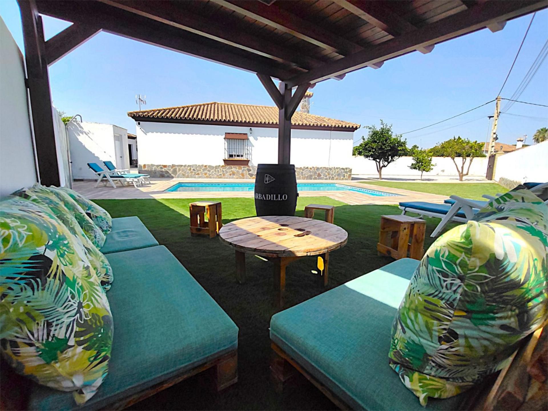Terrace of Flat for sale in Chiclana de la Frontera  with Private garden, Storage room and Swimming Pool