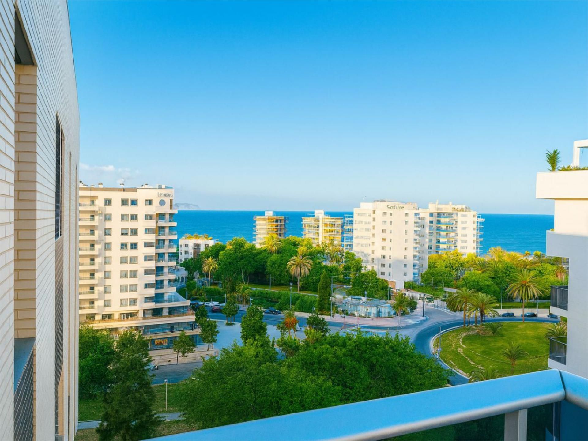 Vista exterior de Piso en venta en Alicante / Alacant con Aire acondicionado, Terraza y Piscina