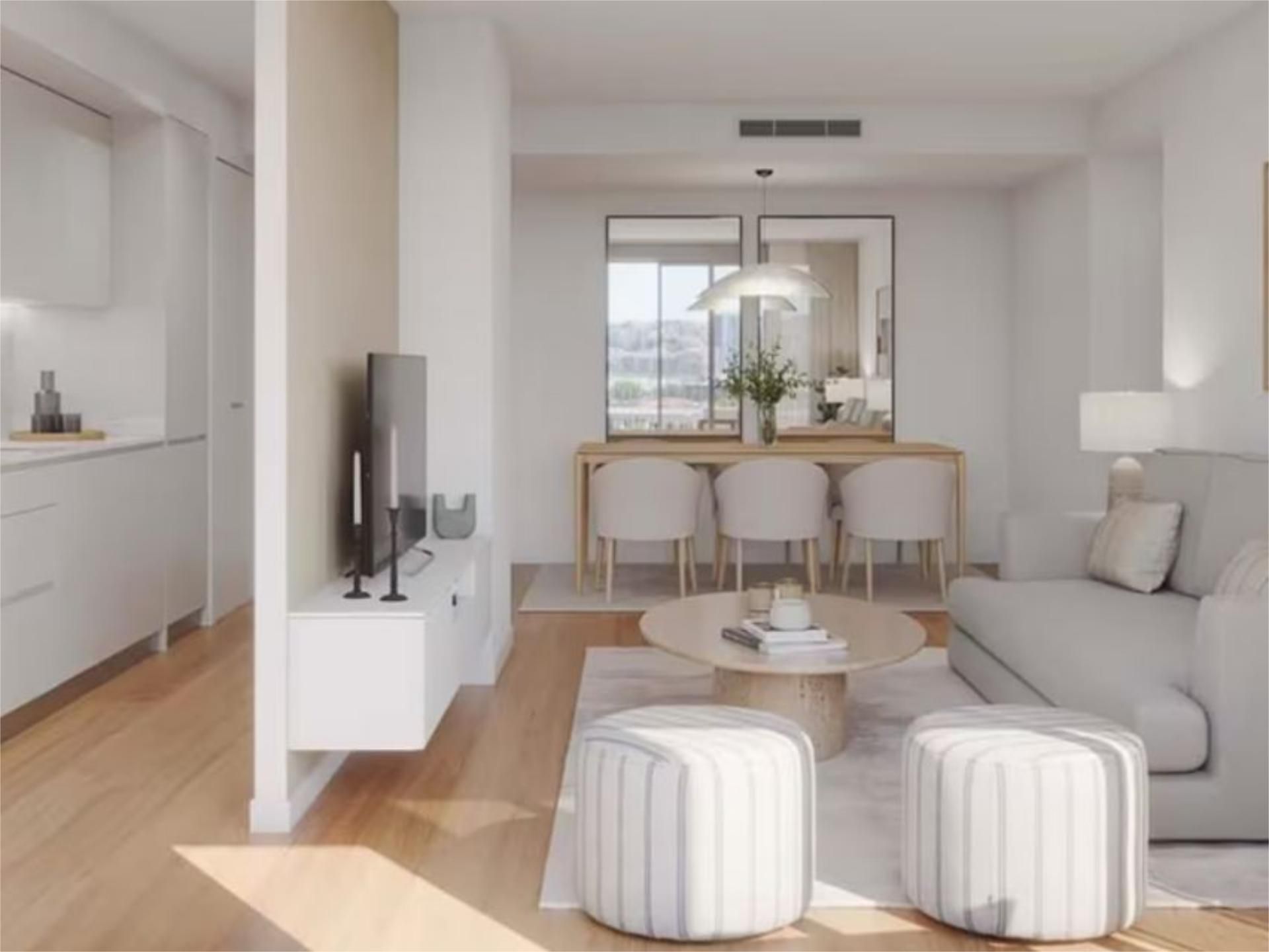Living room of Apartment for sale in Argentona  with Air Conditioner, Private garden and Parquet flooring
