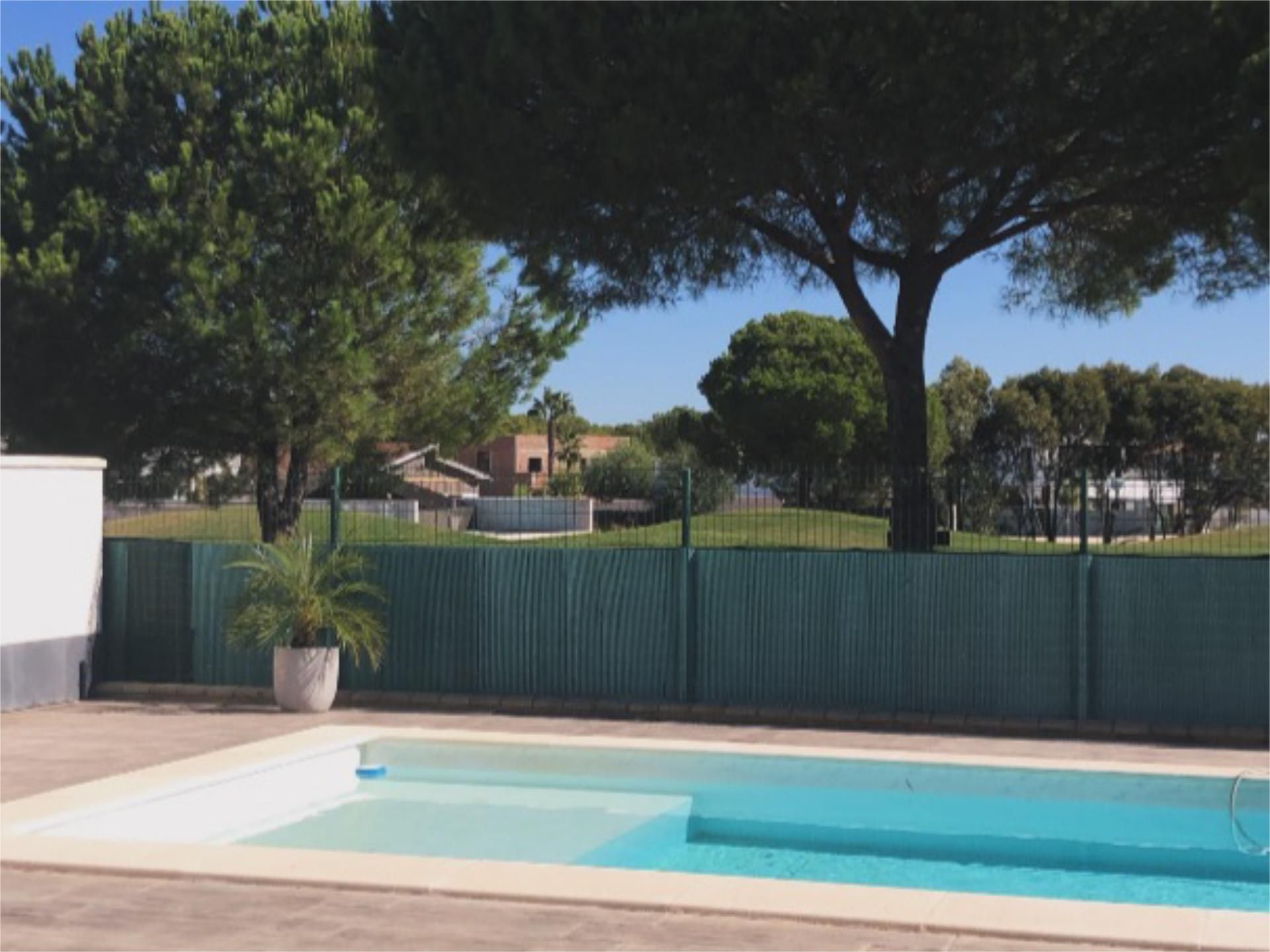 Swimming pool of Flat for sale in Aljaraque  with Air Conditioner, Heating and Private garden