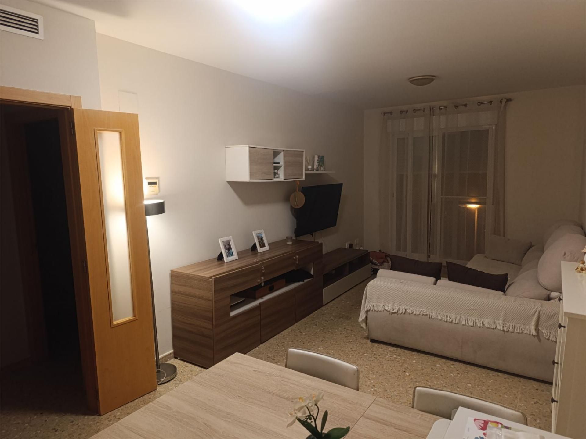 Living room of Flat for sale in Sueca  with Air Conditioner, Terrace and Balcony