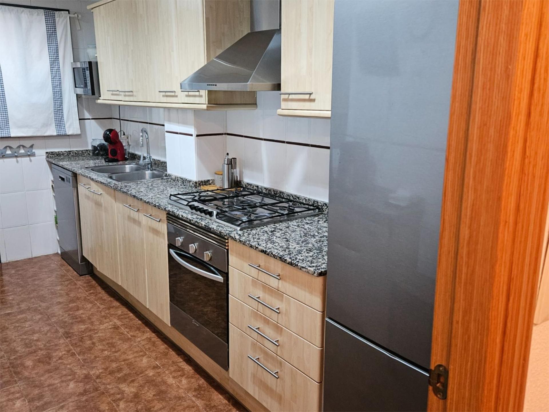 Kitchen of Flat for sale in Paterna  with Air Conditioner, Terrace and Swimming Pool