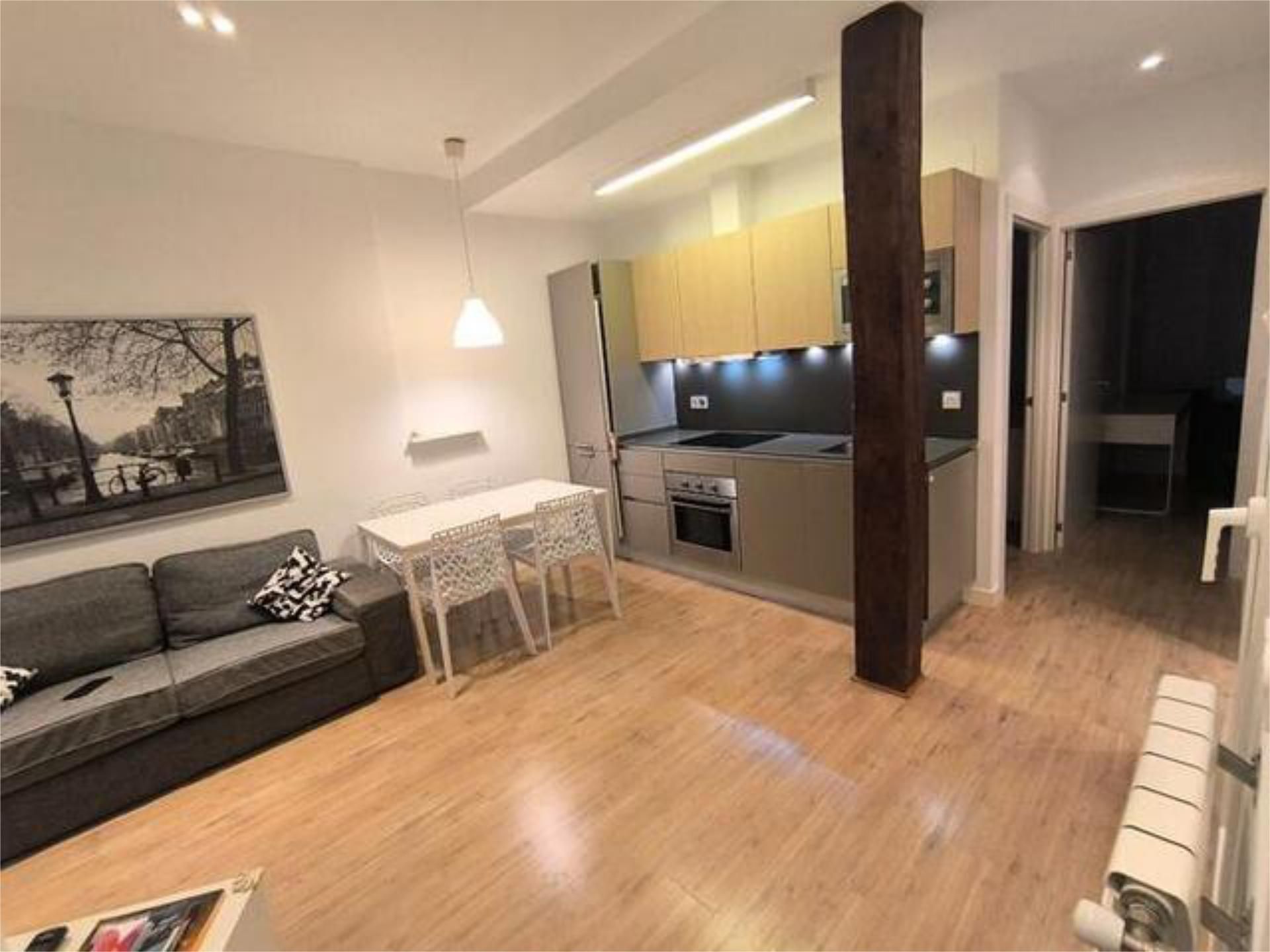 Cocina de Piso de alquiler en Donostia - San Sebastián  con Calefacción, Terraza y Amueblado