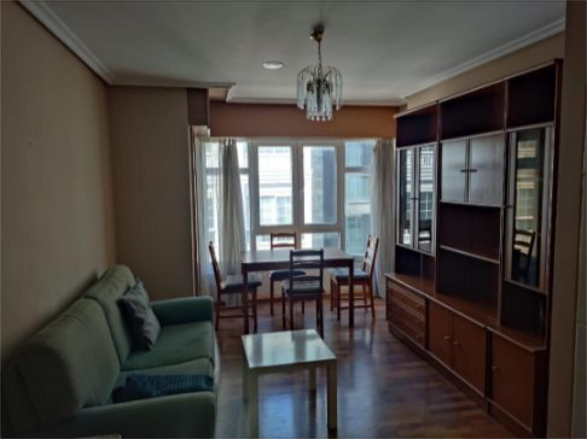 Living room of Flat to rent in A Coruña Capital   with Heating, Parquet flooring and Storage room