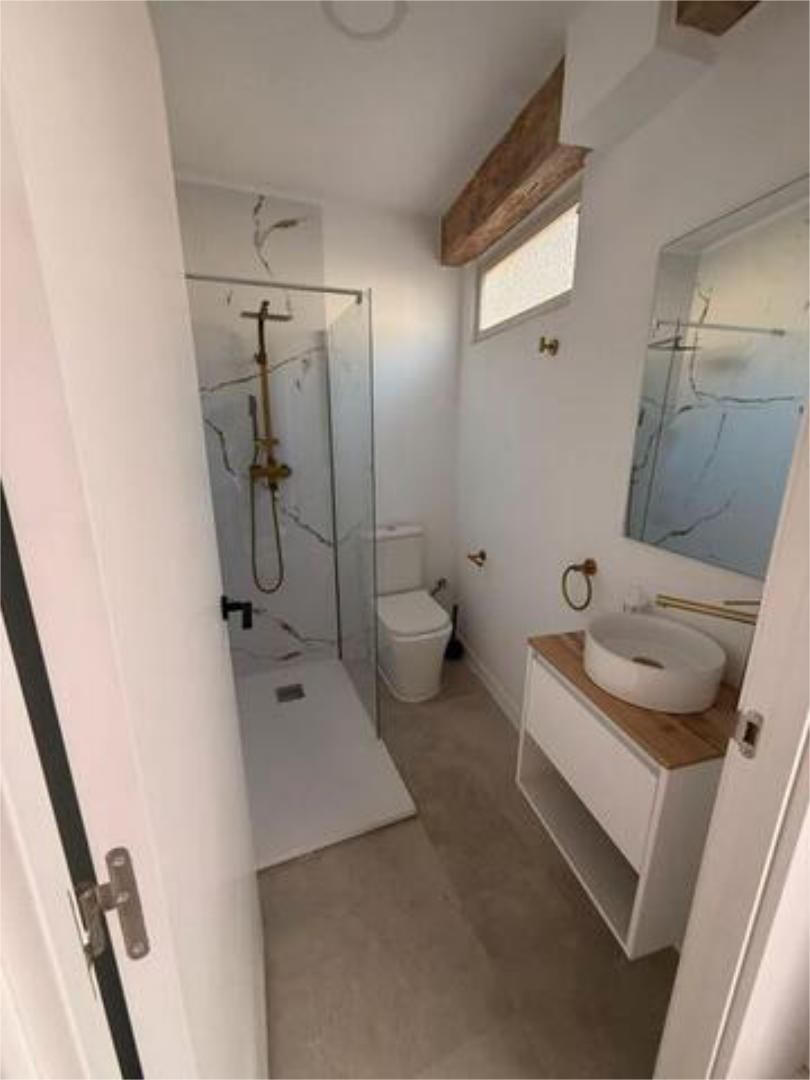 Bathroom of Apartment to rent in Roquetes  with Heating, Terrace and Furnished