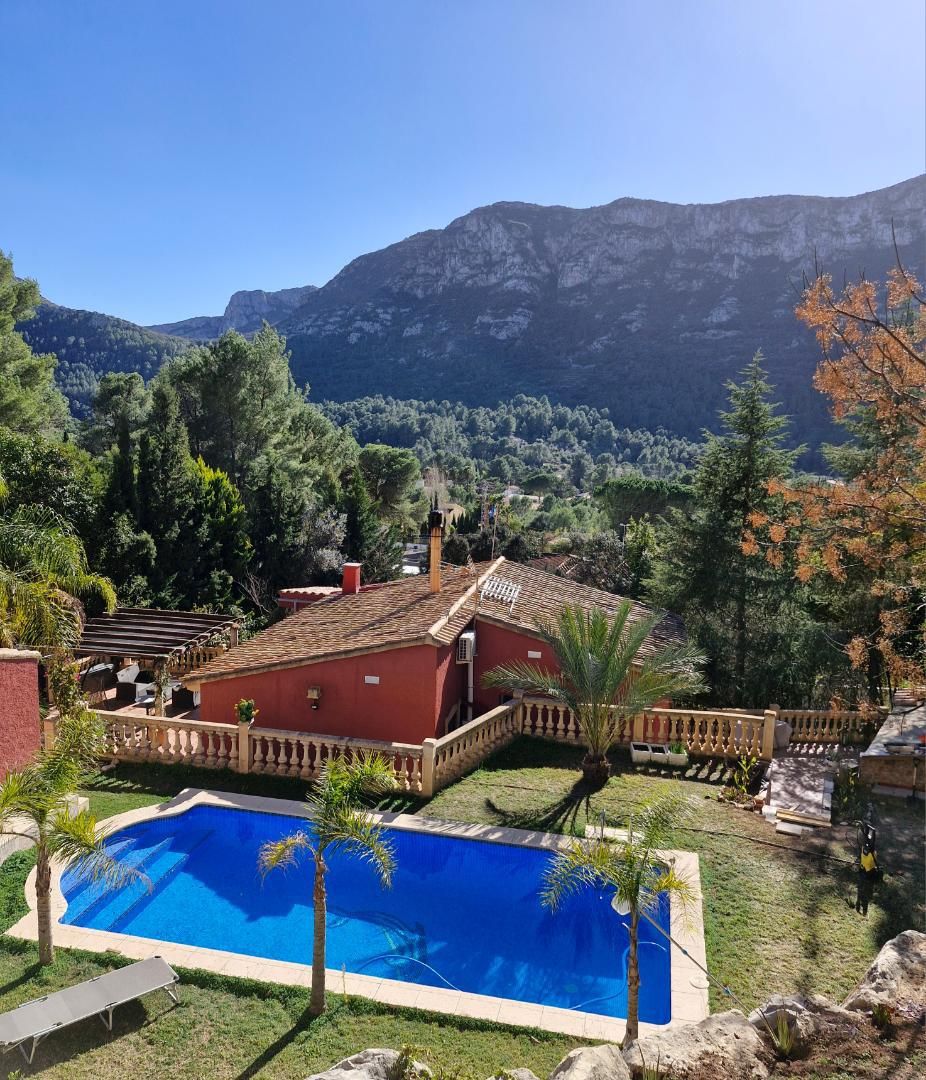 Jardín de Casa o chalet en venta en Barx con Aire acondicionado, Terraza y Piscina