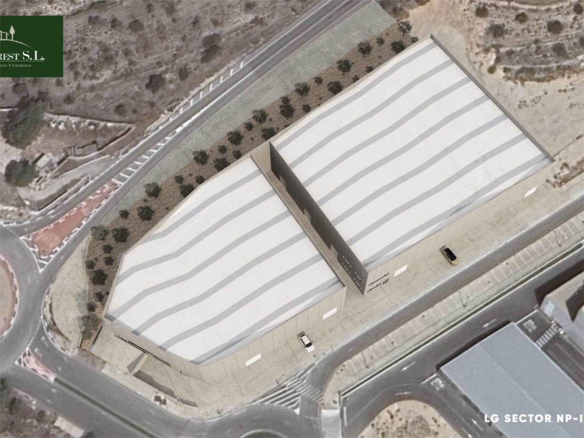 Exterior view of Industrial buildings for sale in Ibi