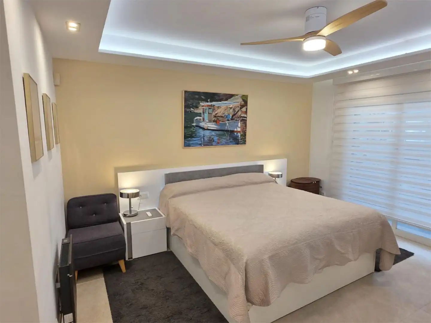 Bedroom of Detached homes for sale in Santa Eulària des Riu  with Air Conditioner, Terrace and Swimming Pool