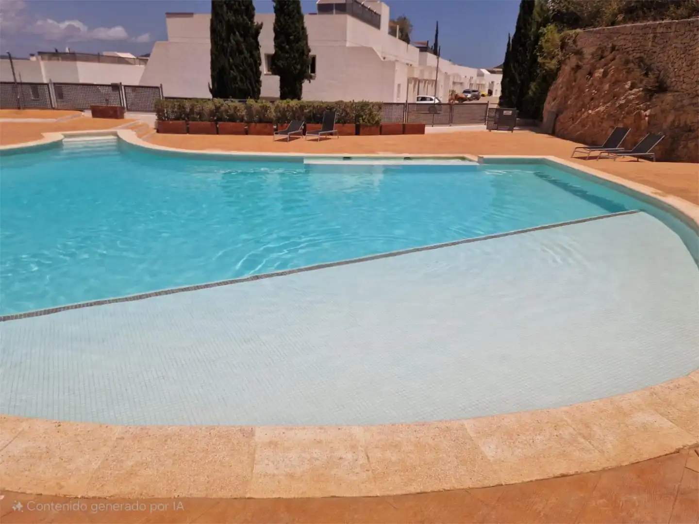 Swimming pool of Detached homes for sale in Santa Eulària des Riu  with Air Conditioner, Terrace and Swimming Pool